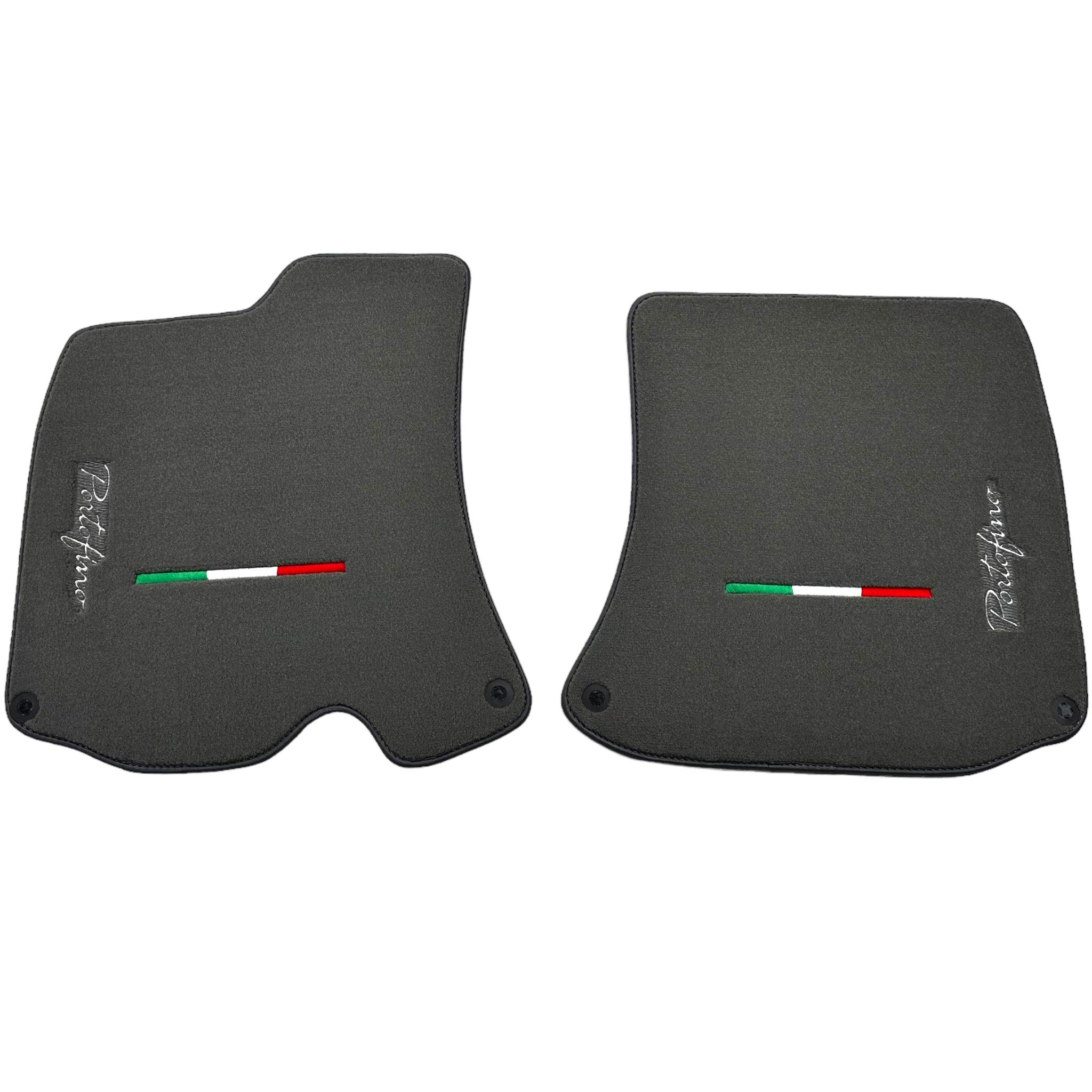 Gray Floor Mats for Ferrari Portofino (2018-2023) Italian Edition