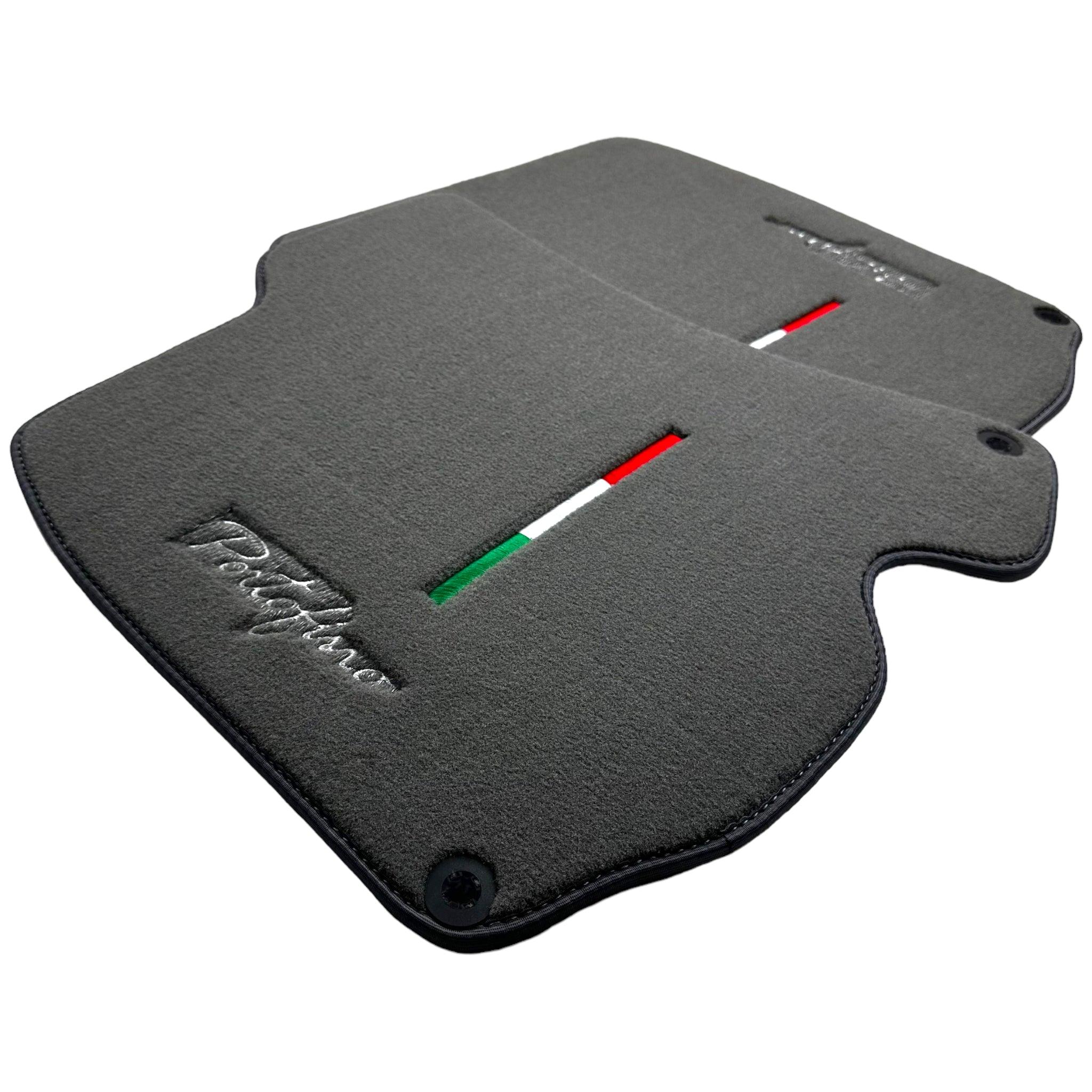 Gray Floor Mats for Ferrari Portofino (2018-2023) Italian Edition