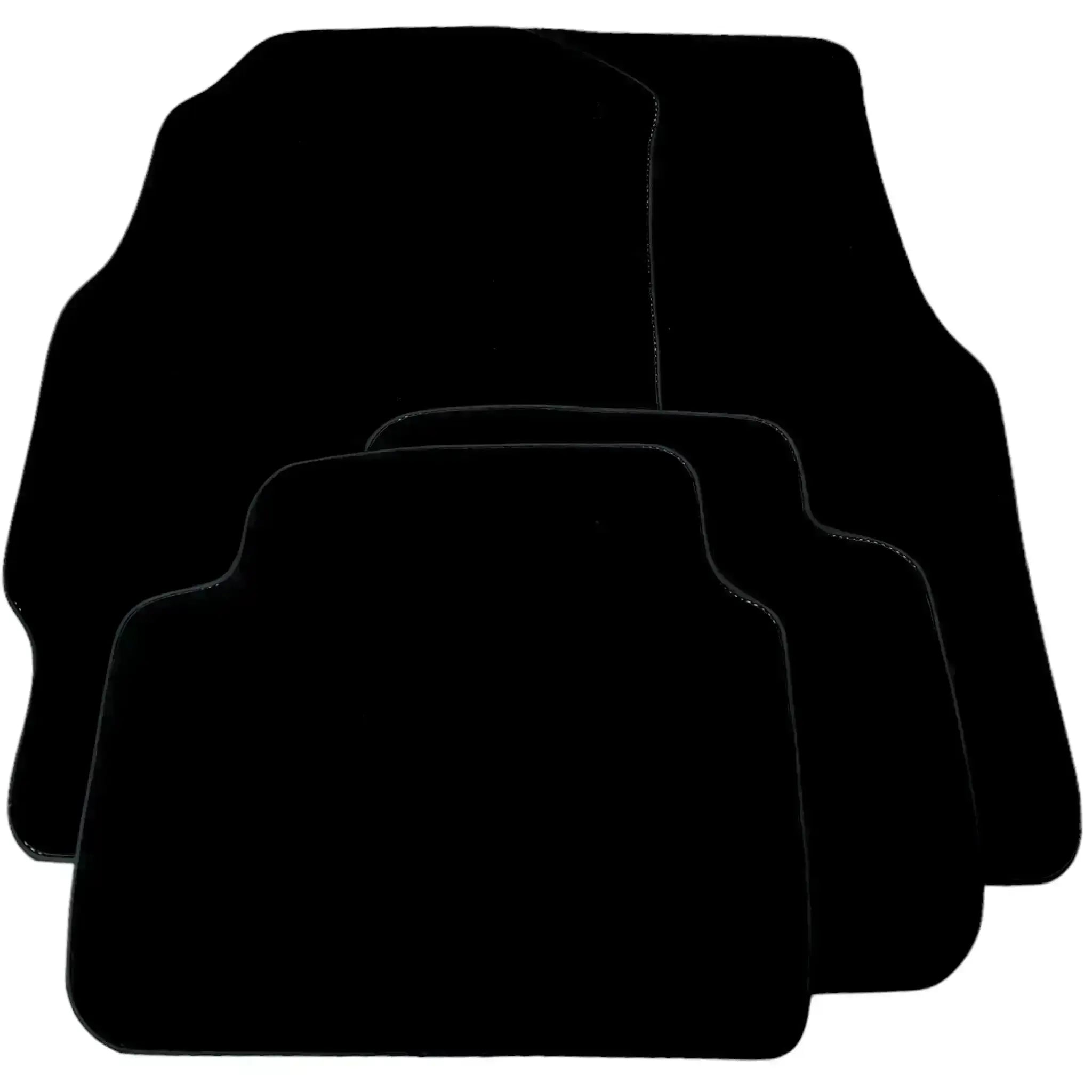 Black Floor Mats for Toyota Yaris 2 3/5 Doors (2006-2011) - AutoWin