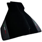 Black Floor Mats for Ferrari 328 GTB (1985-1989) with Leather Italian Edition - AutoWin