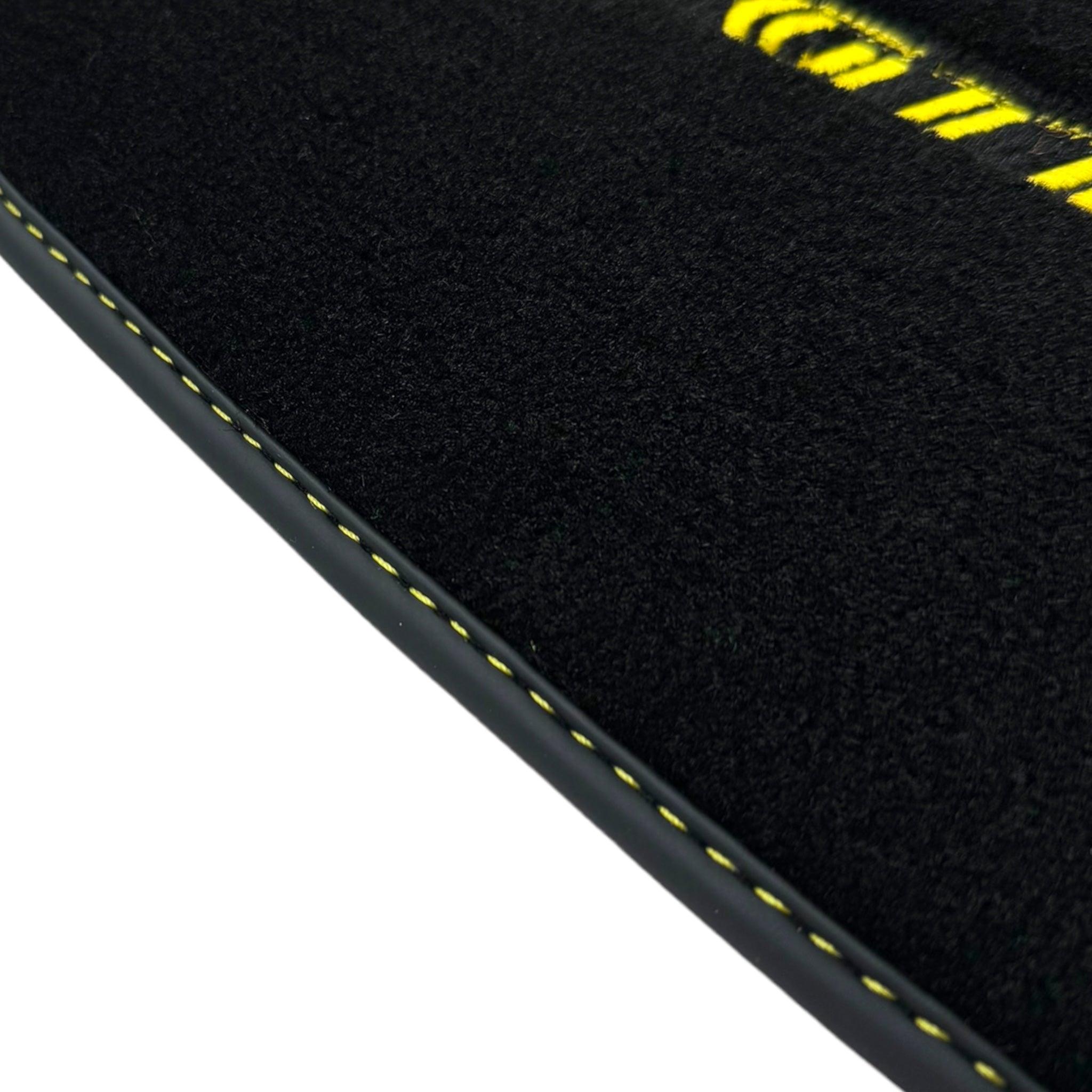 Floor Mats for Ferrari 488 GTB (2015-2022) Italian Edition | Black Trim - AutoWin