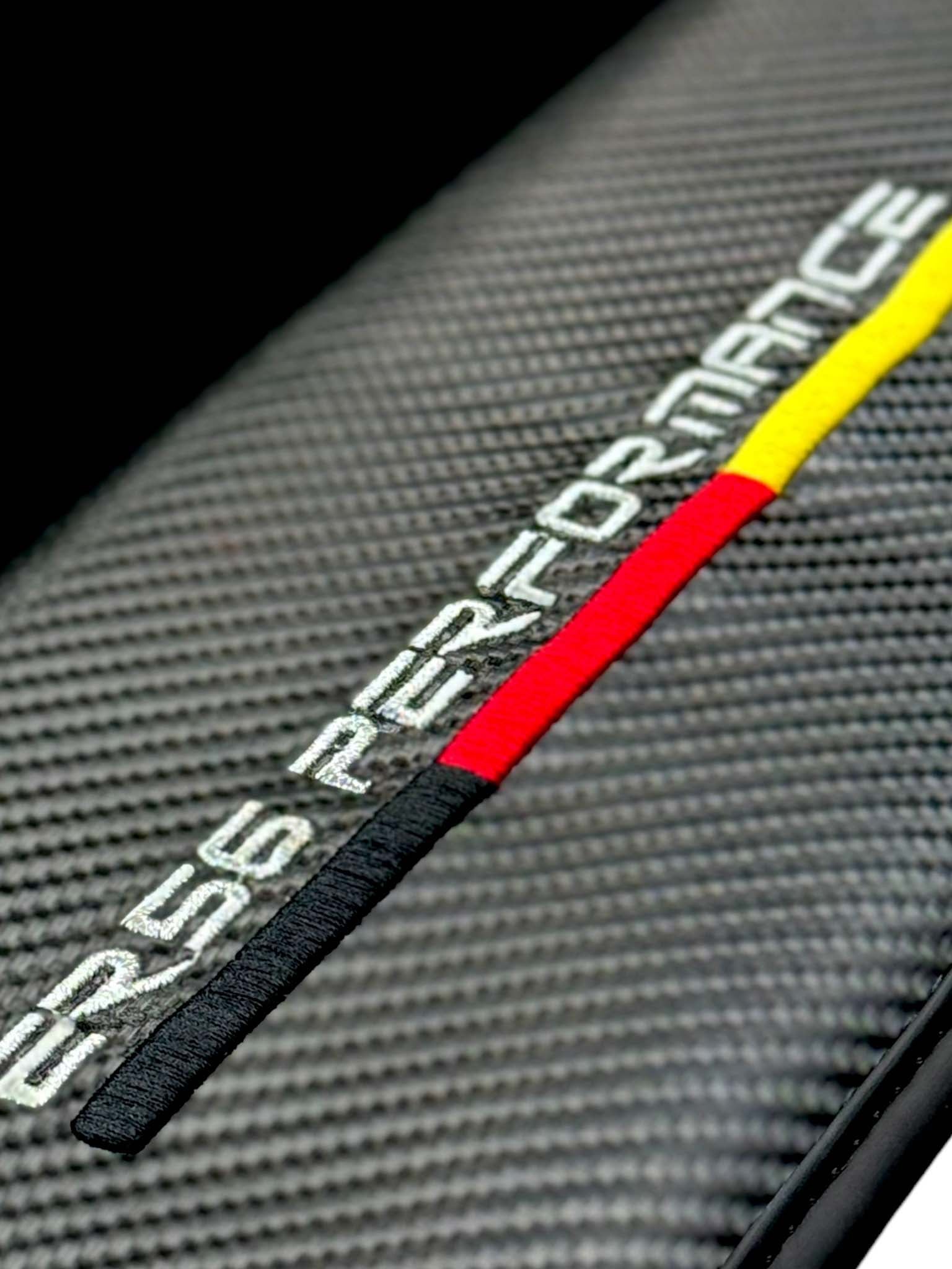 Black Floor Floor Mats For BMW 8 Series G14 | ER56 Performance | Carbon Edition
