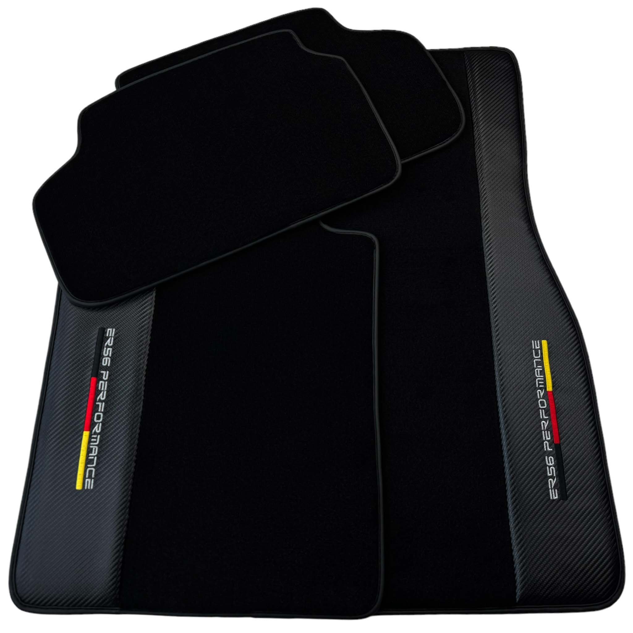 Black Floor Mats For BMW 6 Series F13 2-door Coupe | ER56 Performance | Carbon Edition
