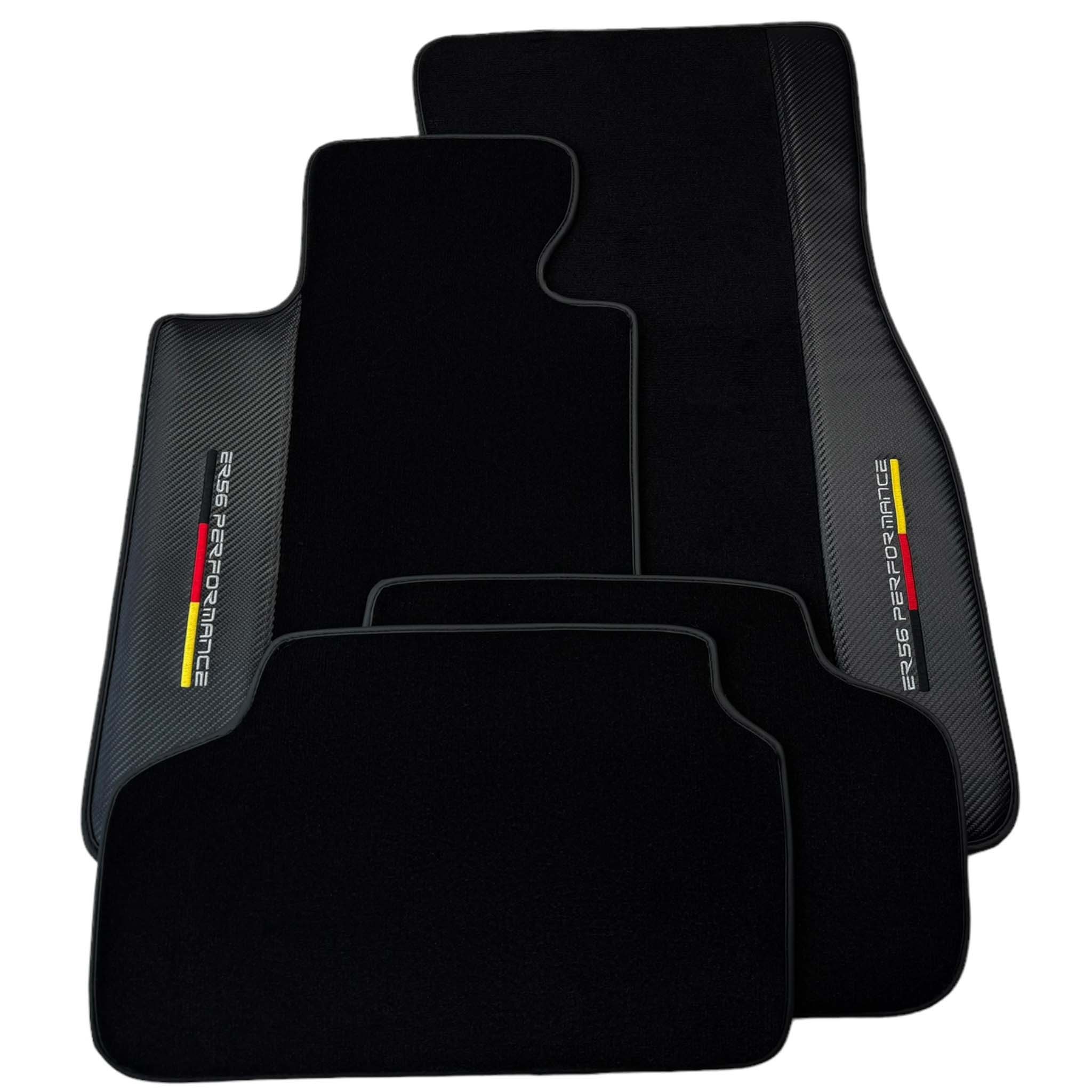Black Floor Mats For BMW M6 F06 Gran Coupe | ER56 Performance | Carbon Edition