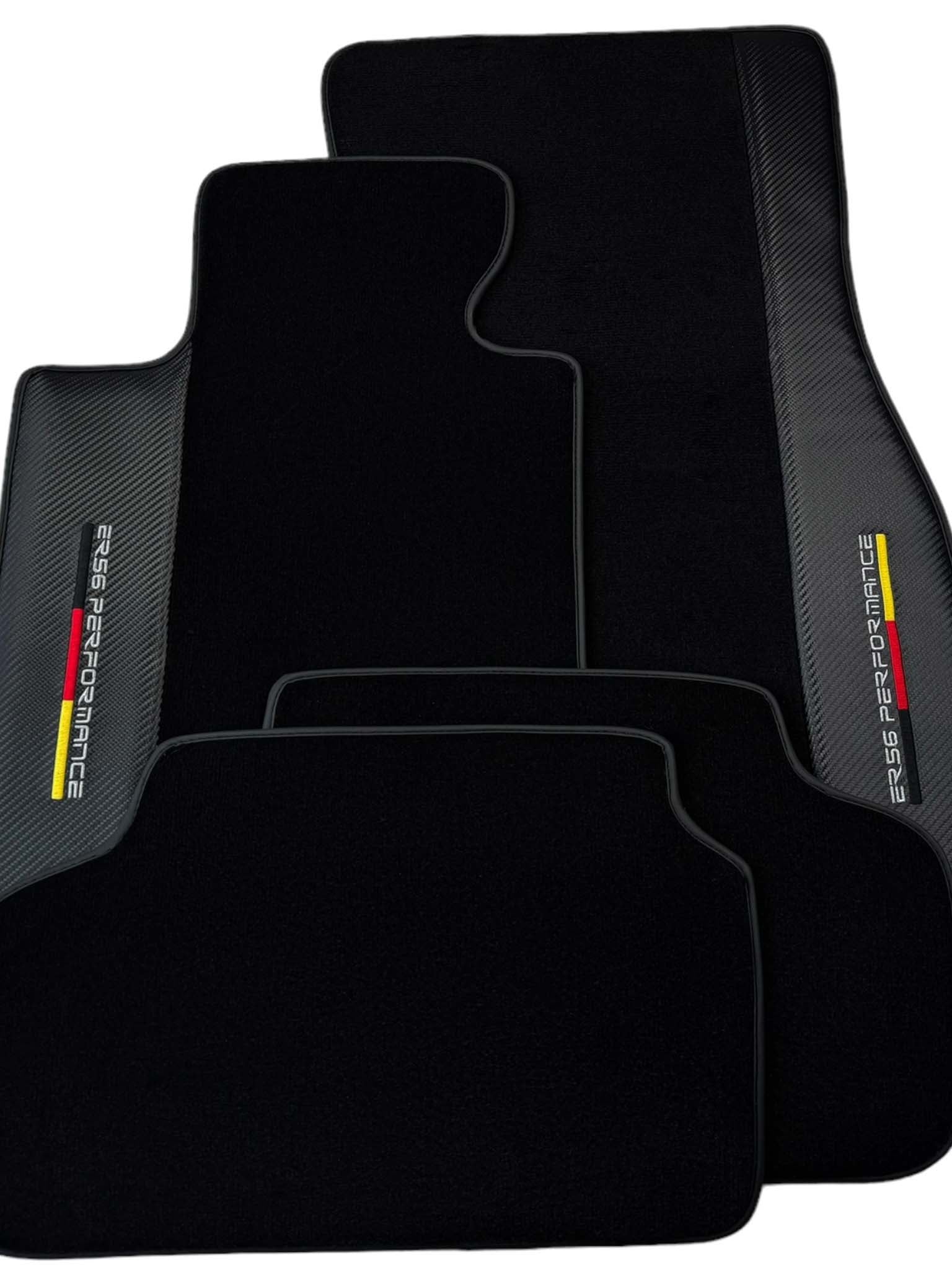 Black Floor Floor Mats For BMW X1 Series E84 | ER56 Performance | Carbon Edition