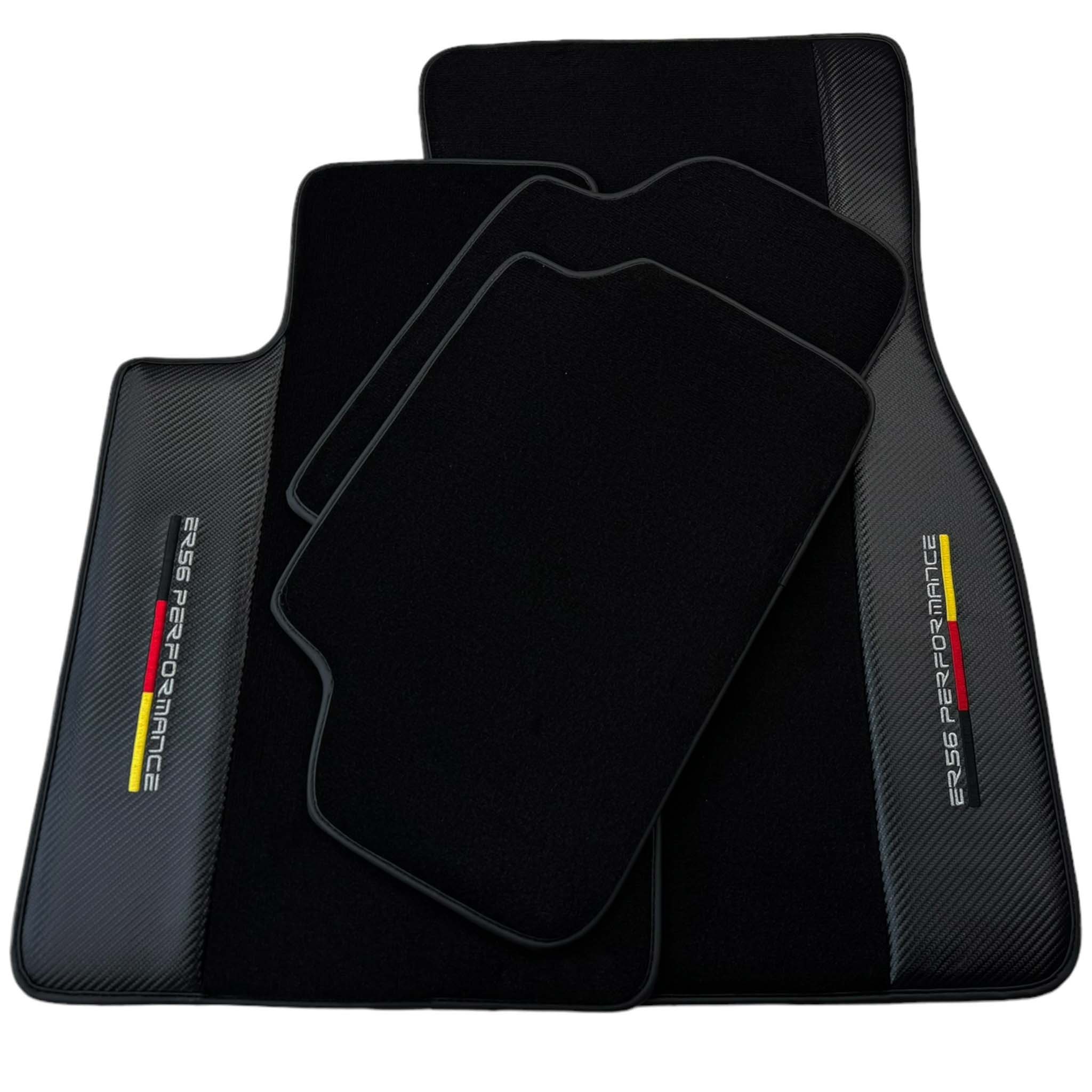 Black Floor Mats For BMW 2 Series F23 Convertible | ER56 Performance | Carbon Edition
