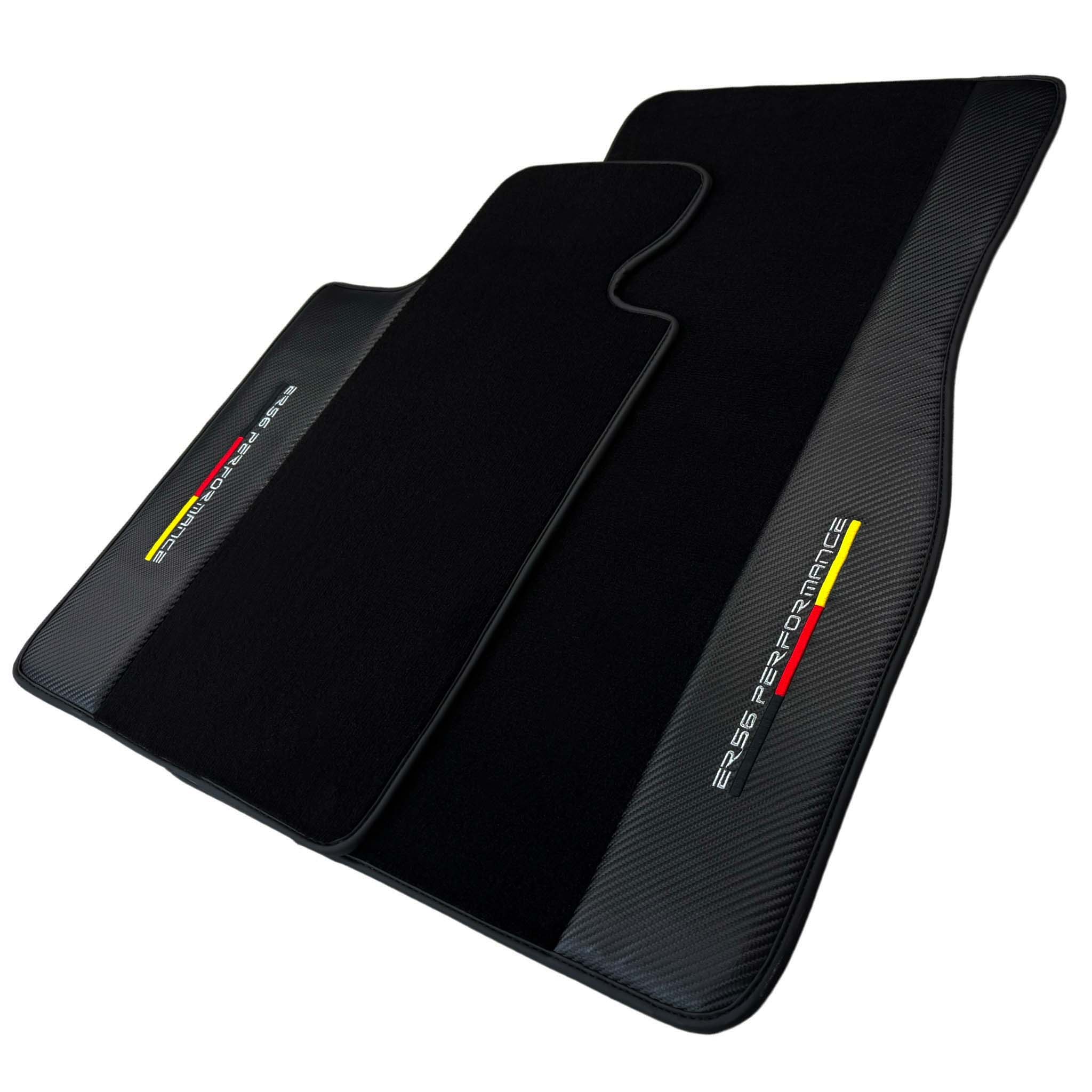 Black Floor Mats For BMW 4 Series G22 Coupe | ER56 Performance | Carbon Edition