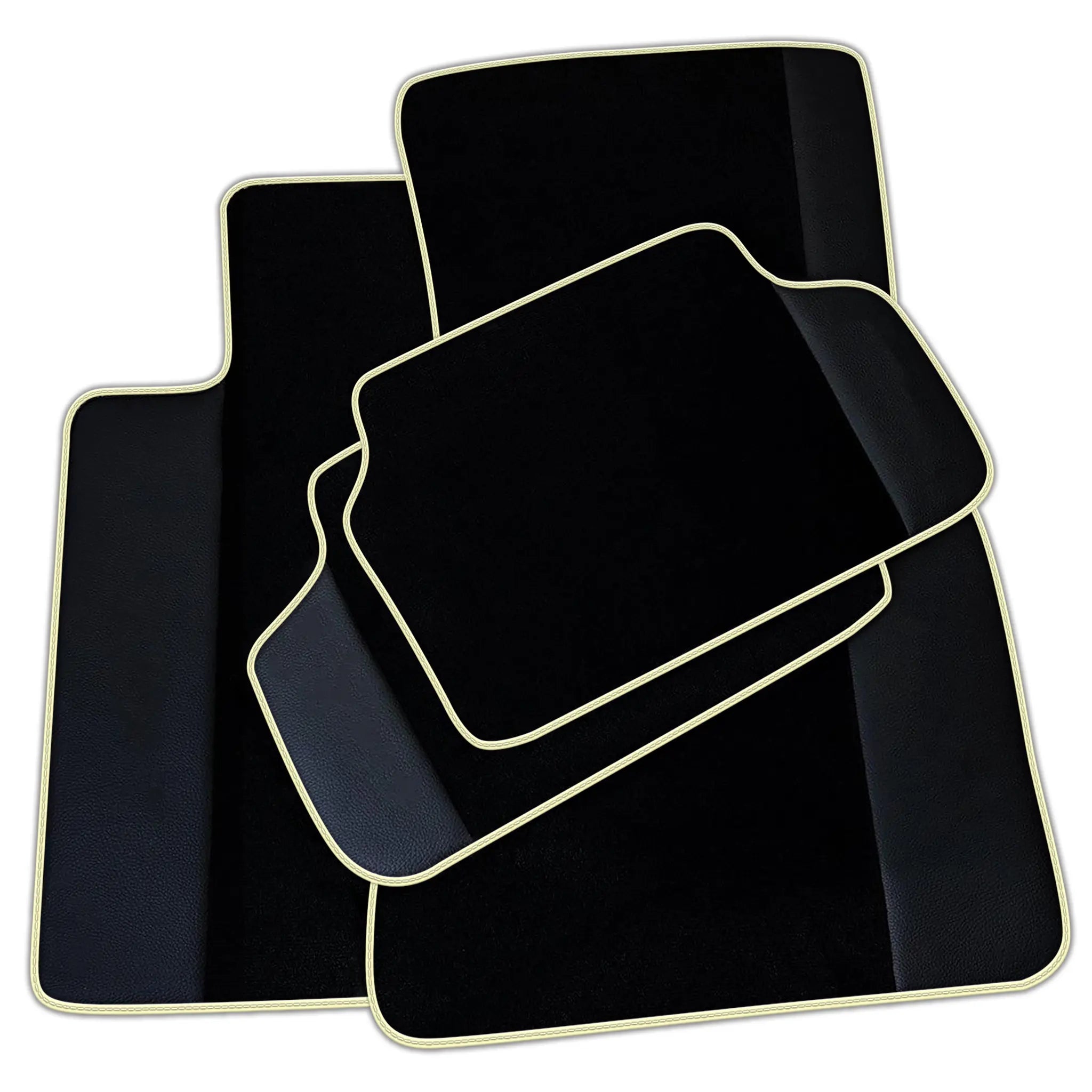 Customizable Black Mats For BMW 6 Series E24 Coupe With Leather