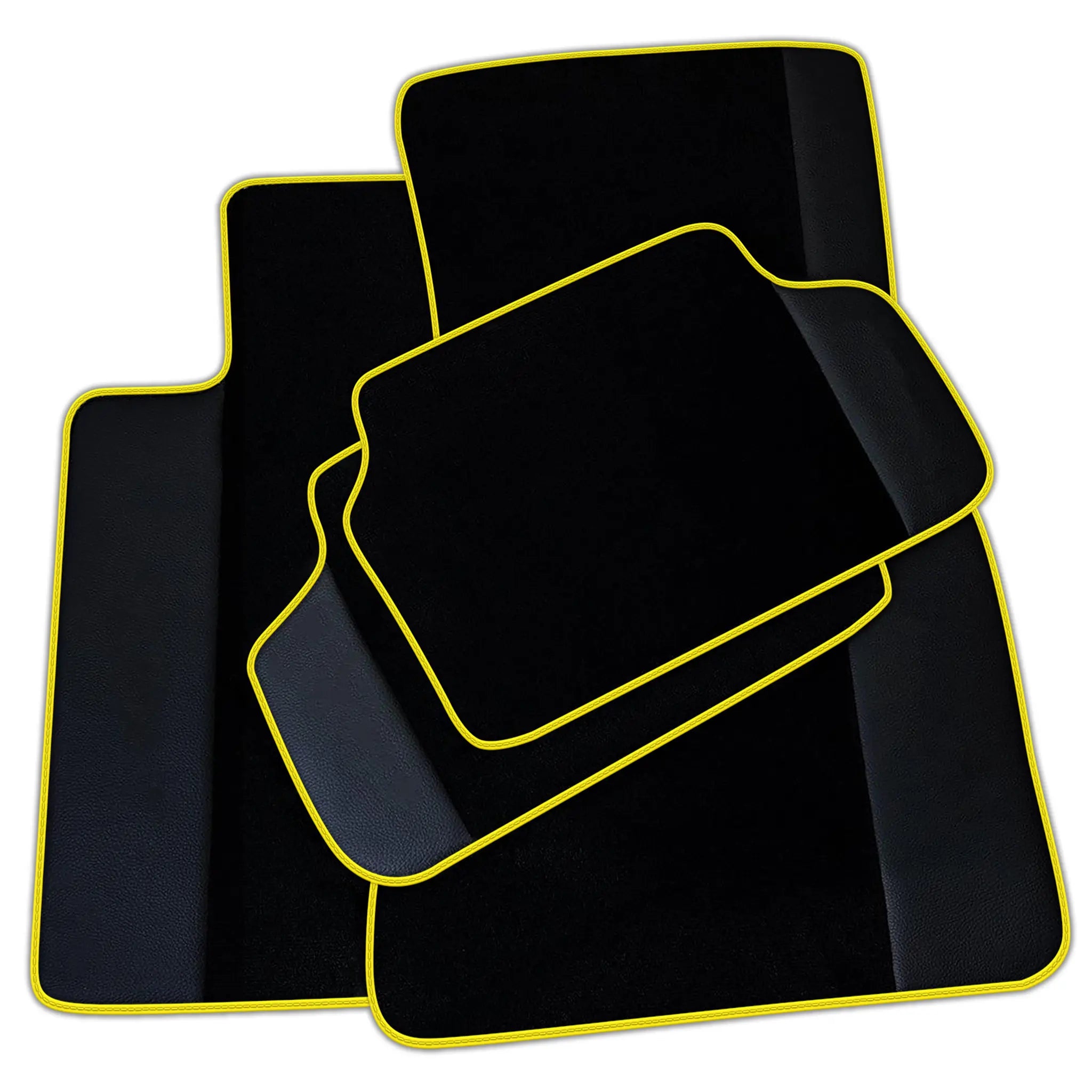 Customizable Black Mats For BMW M6 E24 With Leather