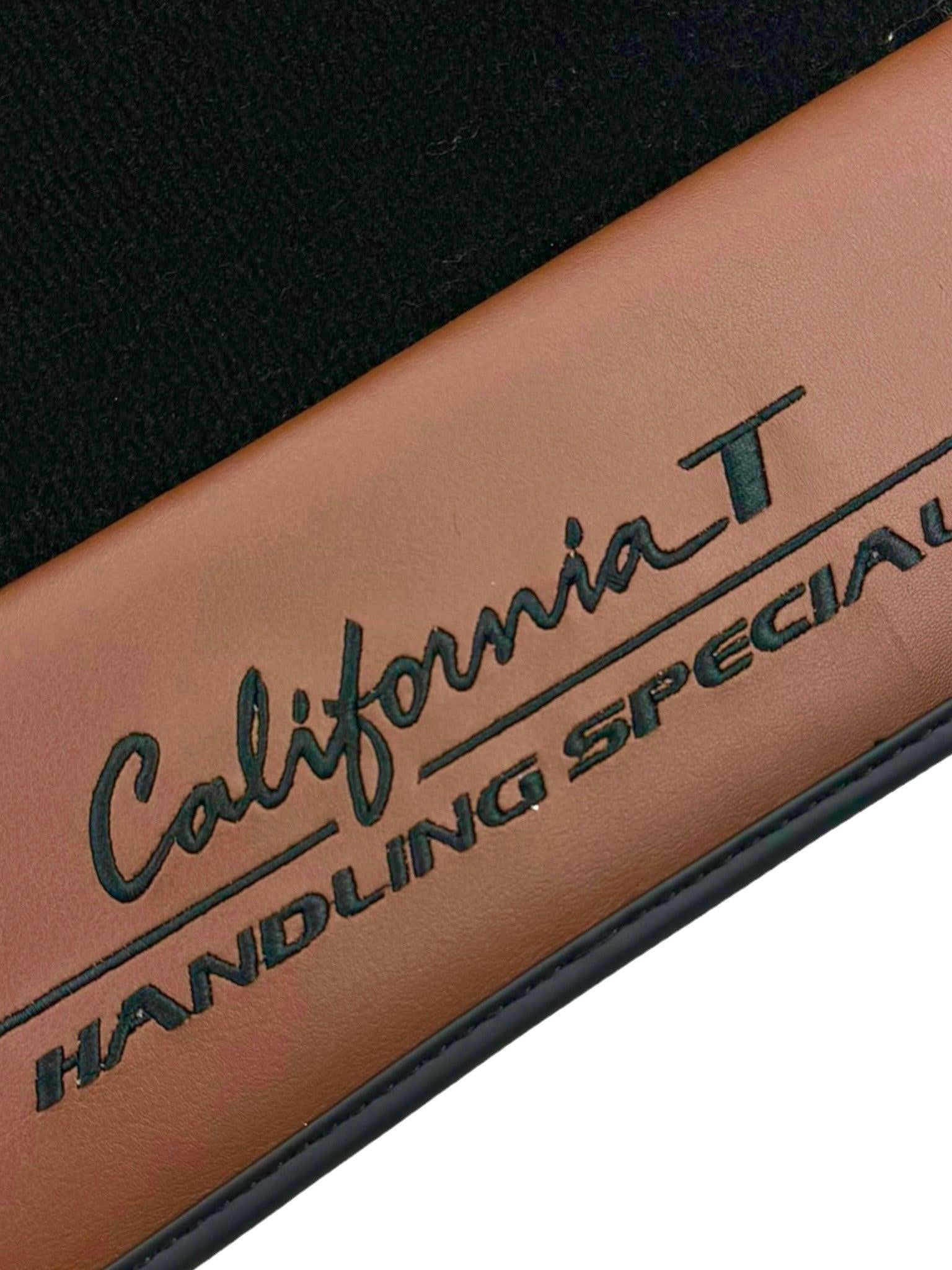Floor Mats for Ferrari California T (2015-2018) Cuoio Nappa | Handling Speciale - AutoWin