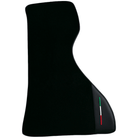 Black Floor Mats for Ferrari Mondial Convertible (1983-1993) with Leather | Italian Edition - AutoWin