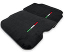 Floor Mats For Ferrari 812 Superfast Black Tailored Carpets With Italian Emblem - AutoWin