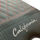 Floor Mats For Ferrari California Convertible 2008-2014 Leather Carbon Edition - AutoWin