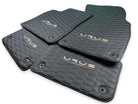 Floor Mats For Lamborghini Urus Leather Blue Stitching - AutoWin