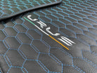 Floor Mats For Lamborghini Urus Leather Blue Stitching - AutoWin