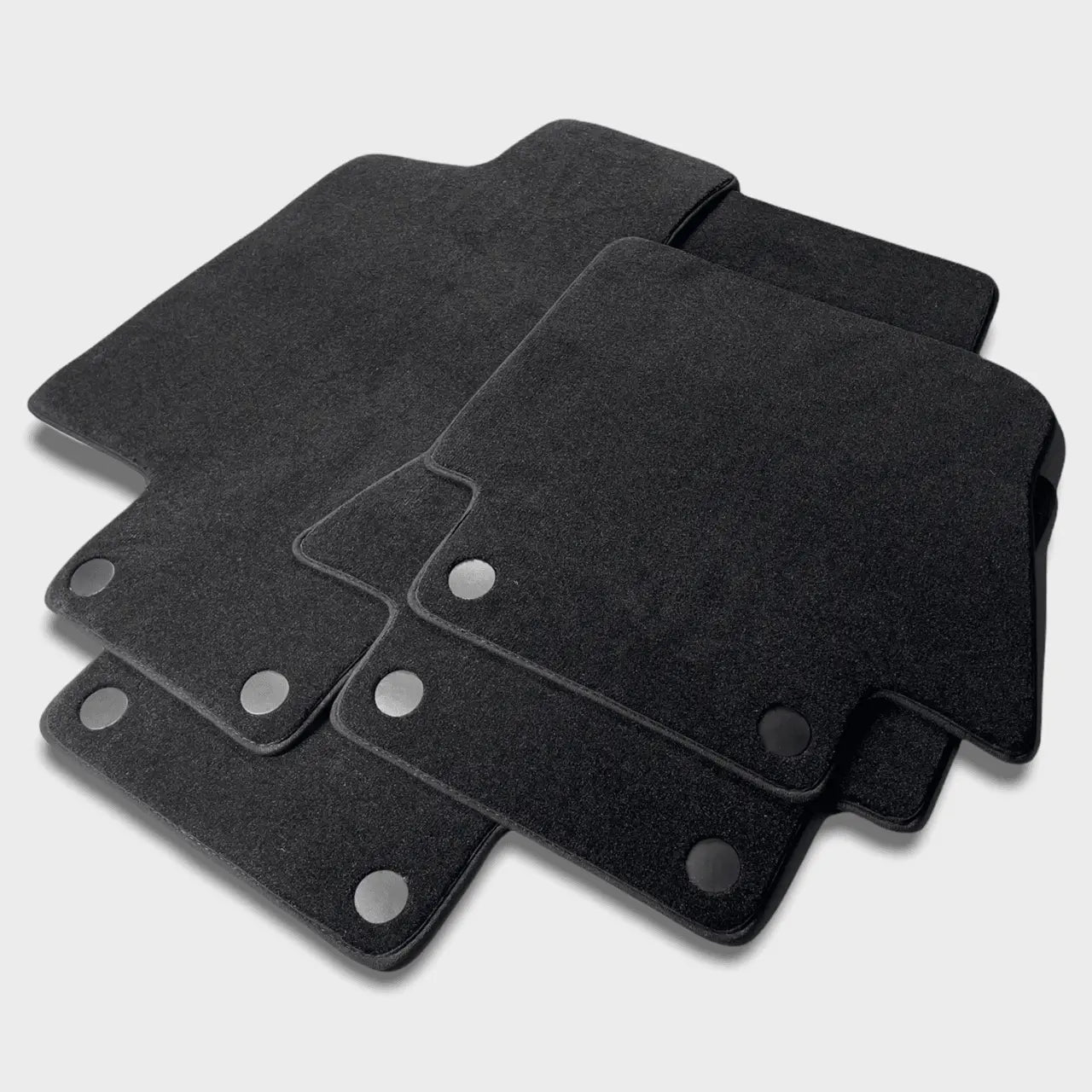 Floor Mats For Maserati GranCabrio MC (2013-2019) Black - AutoWin