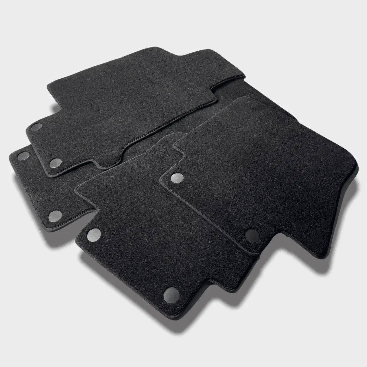 Floor Mats For Maserati GranCabrio MC (2013-2019) Black - AutoWin