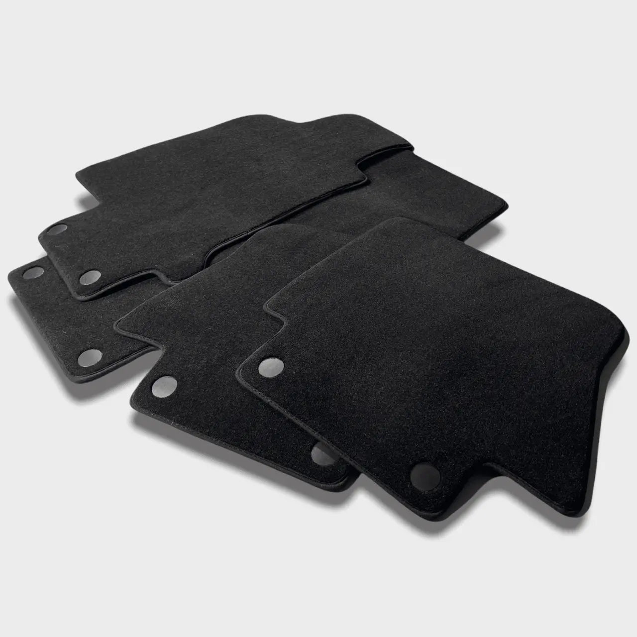 Floor Mats For Maserati GranCabrio MC (2013-2019) Black - AutoWin