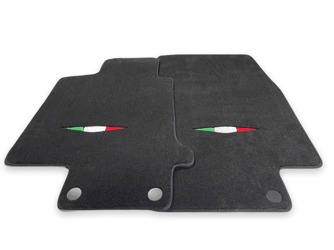 Floor Mats For Maserati GranCabrio MC (2013-2019) Black IT Edition - AutoWin