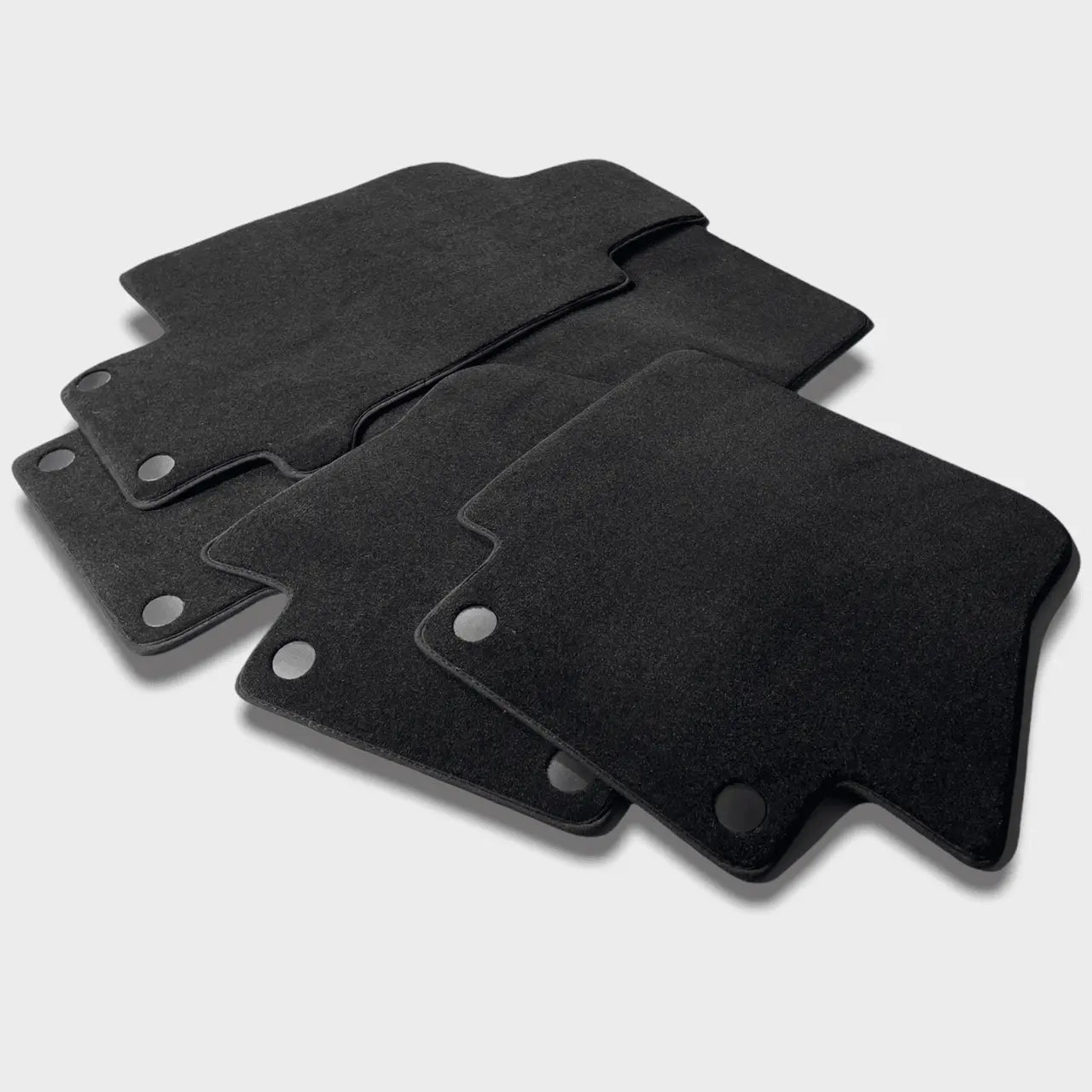 Floor Mats For Maserati GranCabrio Sport (2011-2019) Black - AutoWin