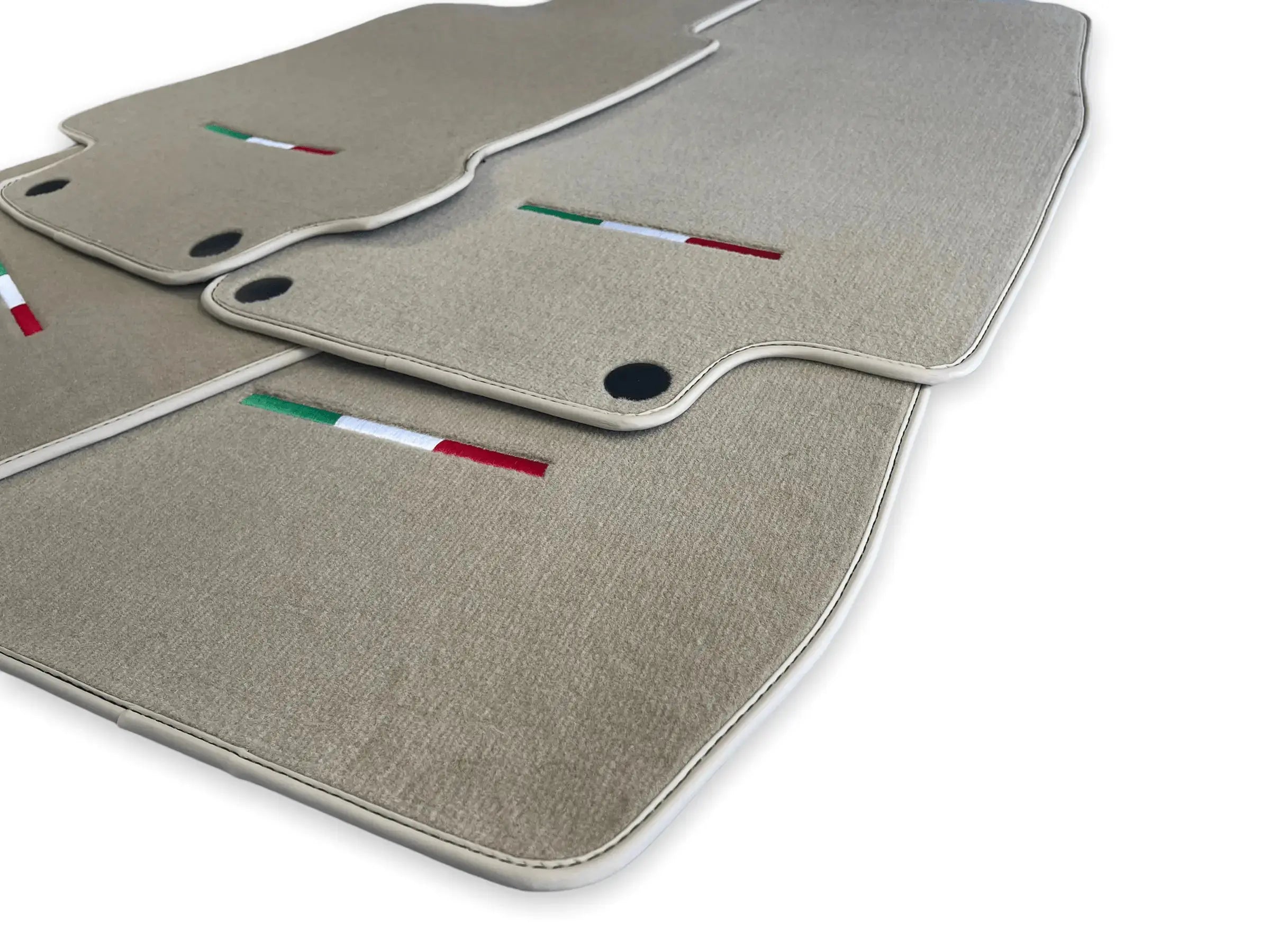 Floor Mats For Maserati GranTurismo MC (2009-2010) Beige IT Edition - AutoWin