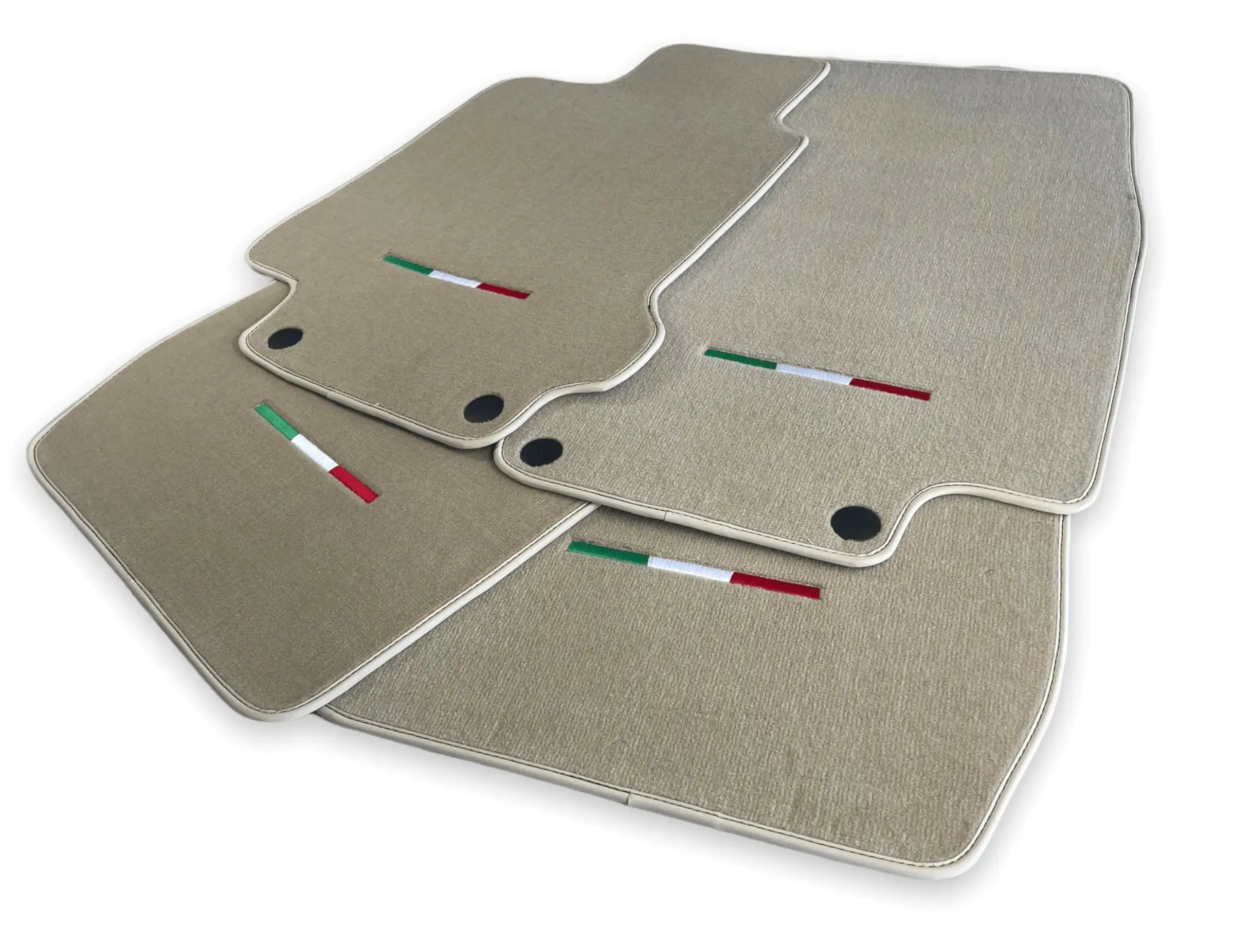 Floor Mats For Maserati GranTurismo MC (2009-2010) Beige IT Edition - AutoWin