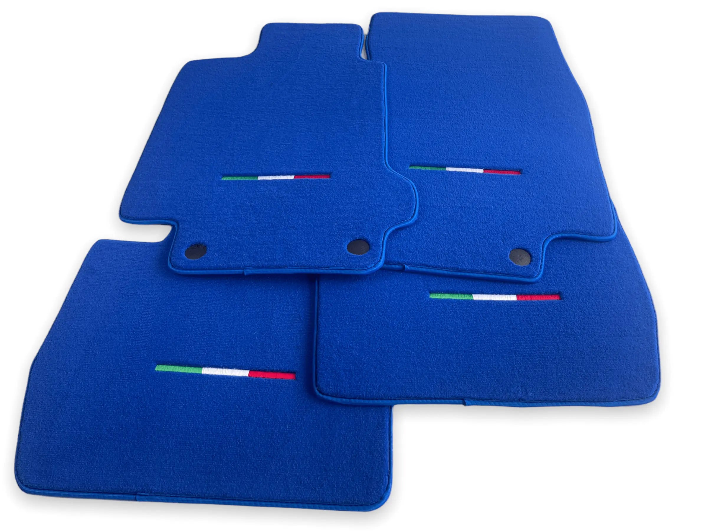 Floor Mats For Maserati GranTurismo MC (2009-2010) Blue IT Edition - AutoWin