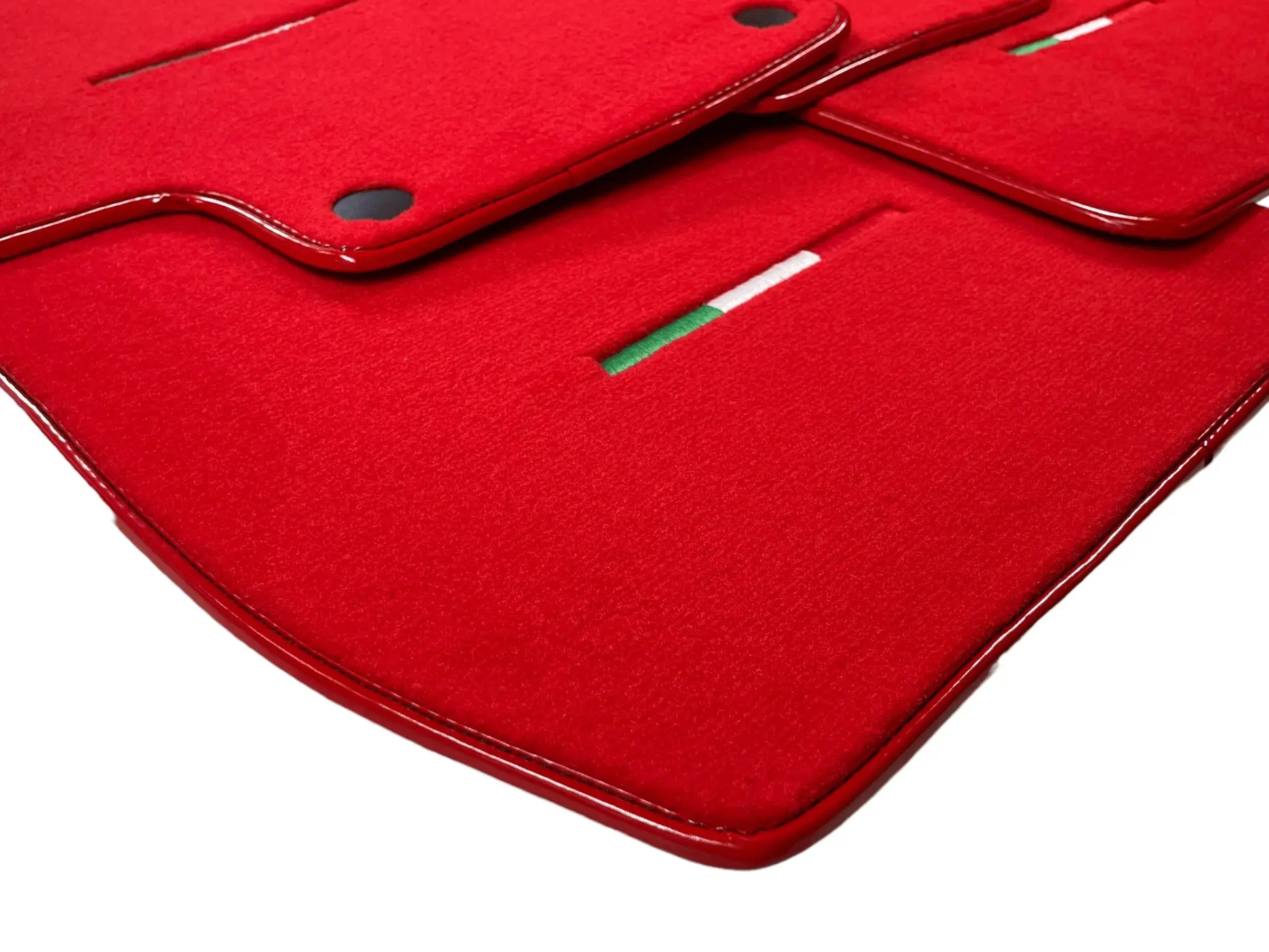 Floor Mats For Maserati GranTurismo MC (2009-2010) Red IT Edition - AutoWin