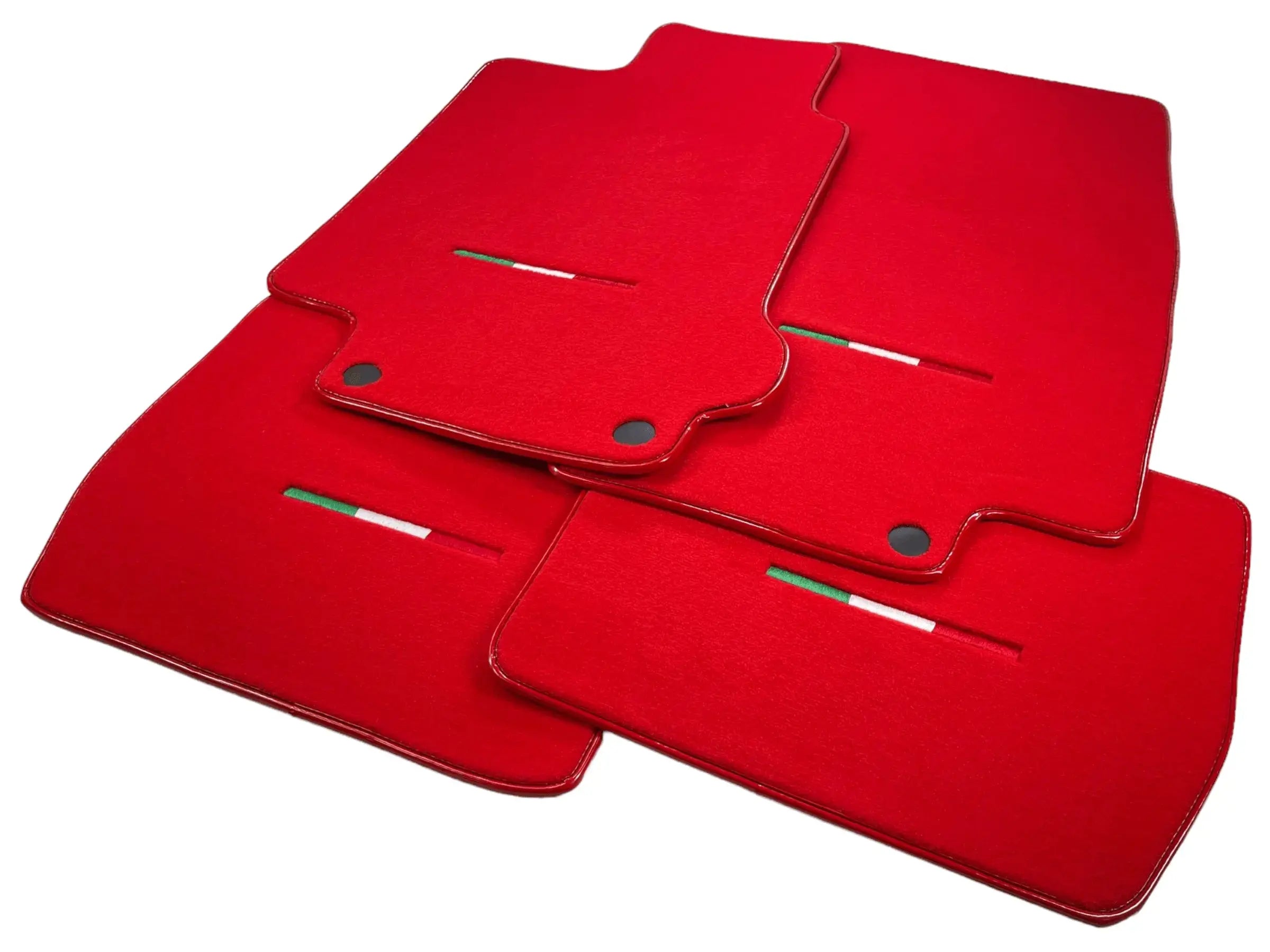 Floor Mats For Maserati GranTurismo MC (2009-2010) Red IT Edition - AutoWin