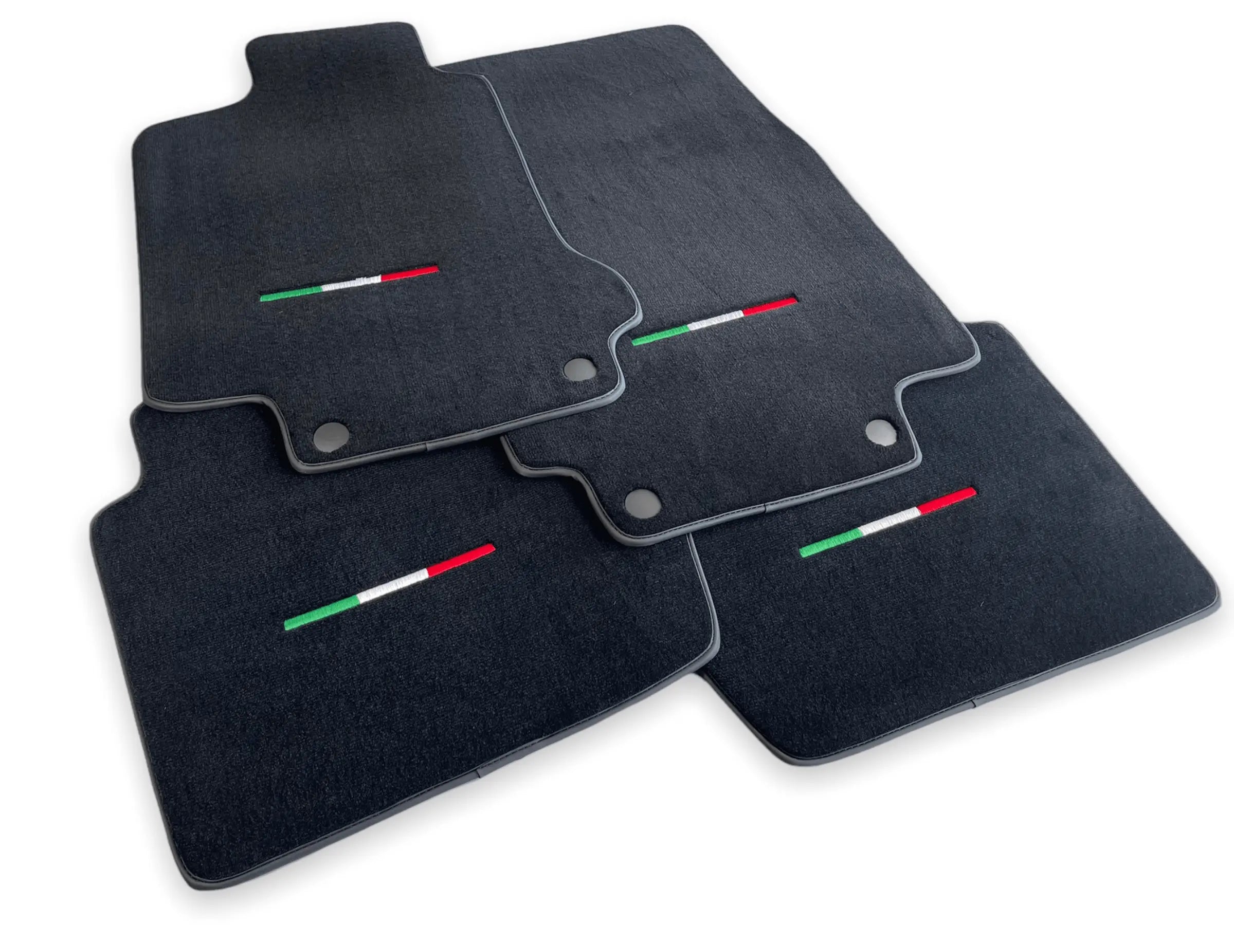 Floor Mats For Maserati GranTurismo S (2008-2012) Black IT Edition - AutoWin