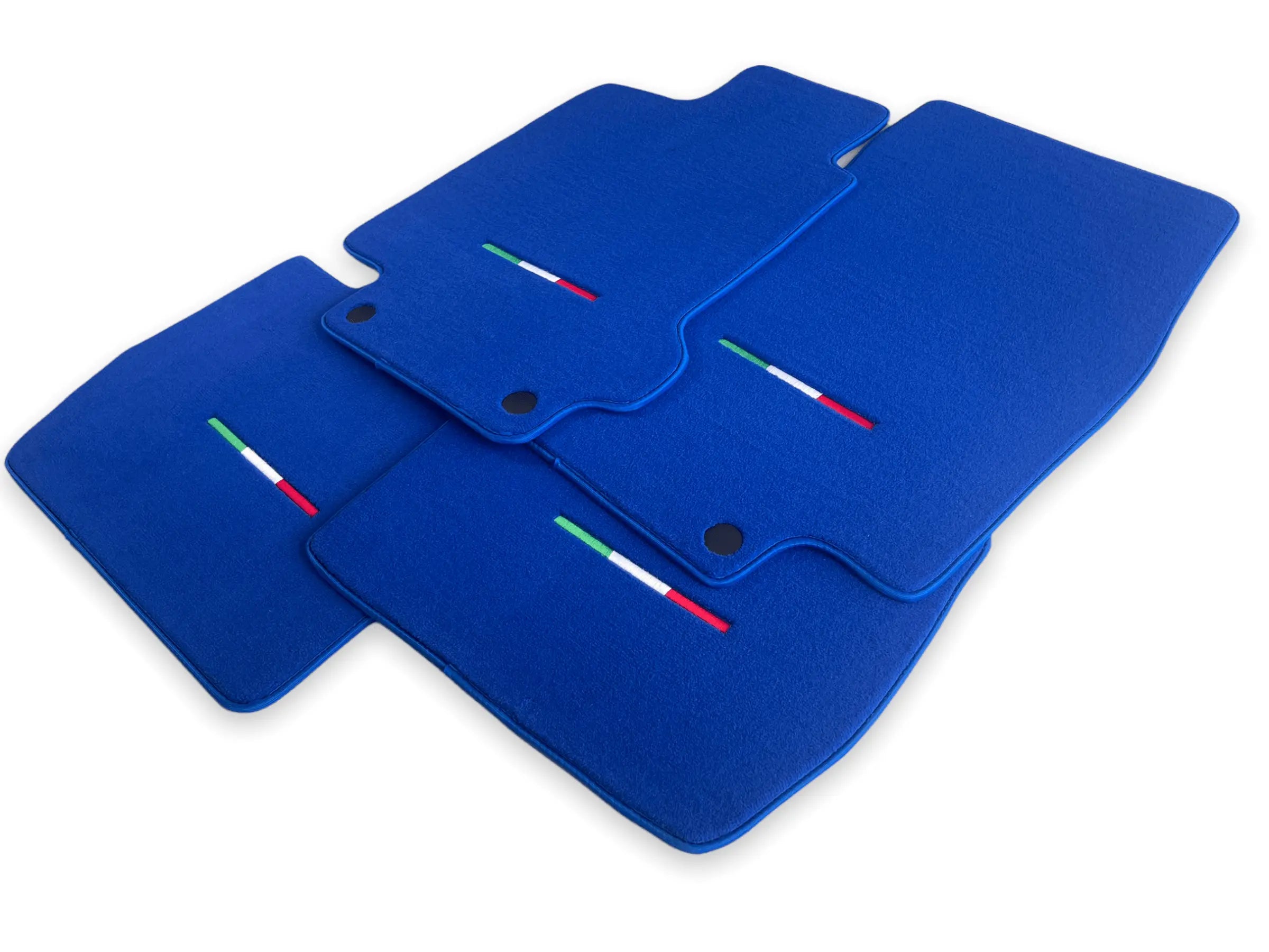 Floor Mats For Maserati GranTurismo S (2008-2012) Blue IT Edition - AutoWin