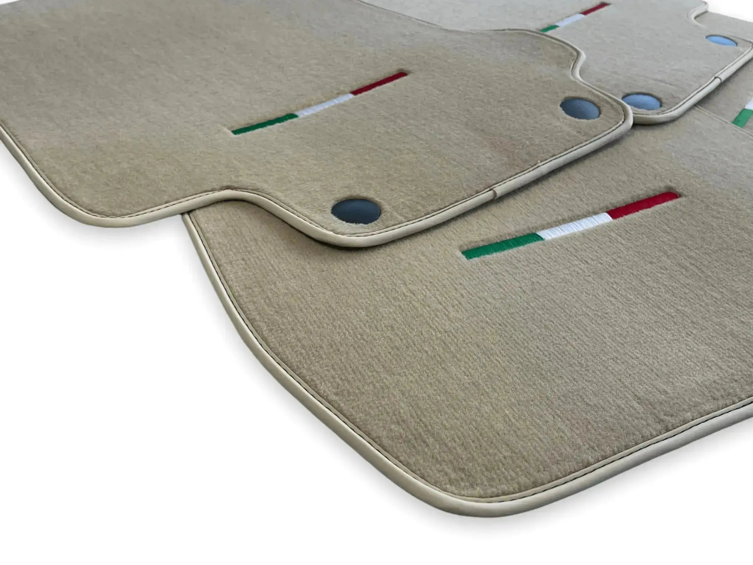 Floor Mats For Maserati GranTurismo Sport (2012-2019) Beige IT Edition - AutoWin