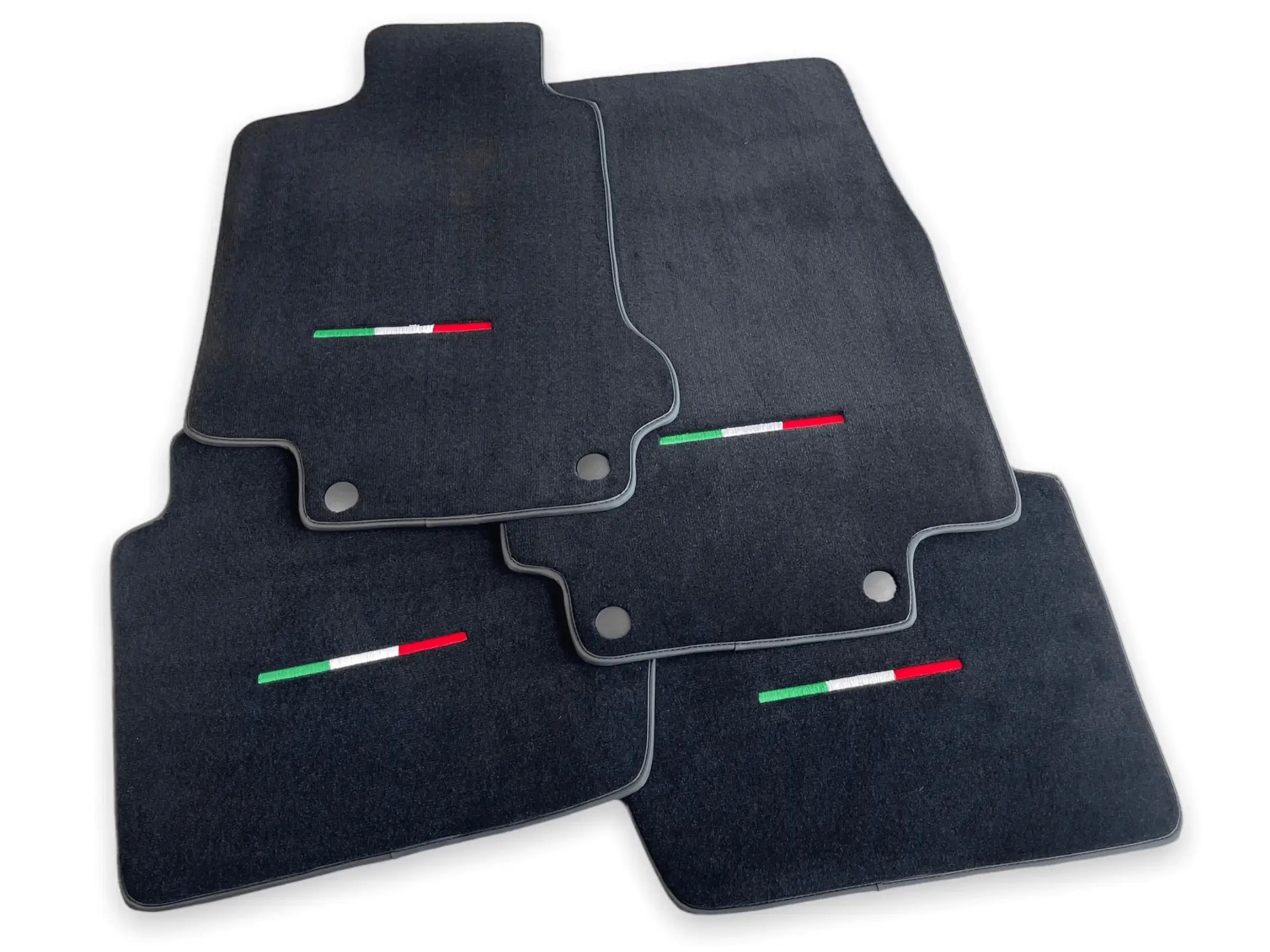 Floor Mats For Maserati GranTurismo Sport (2012-2019) Black IT Edition - AutoWin