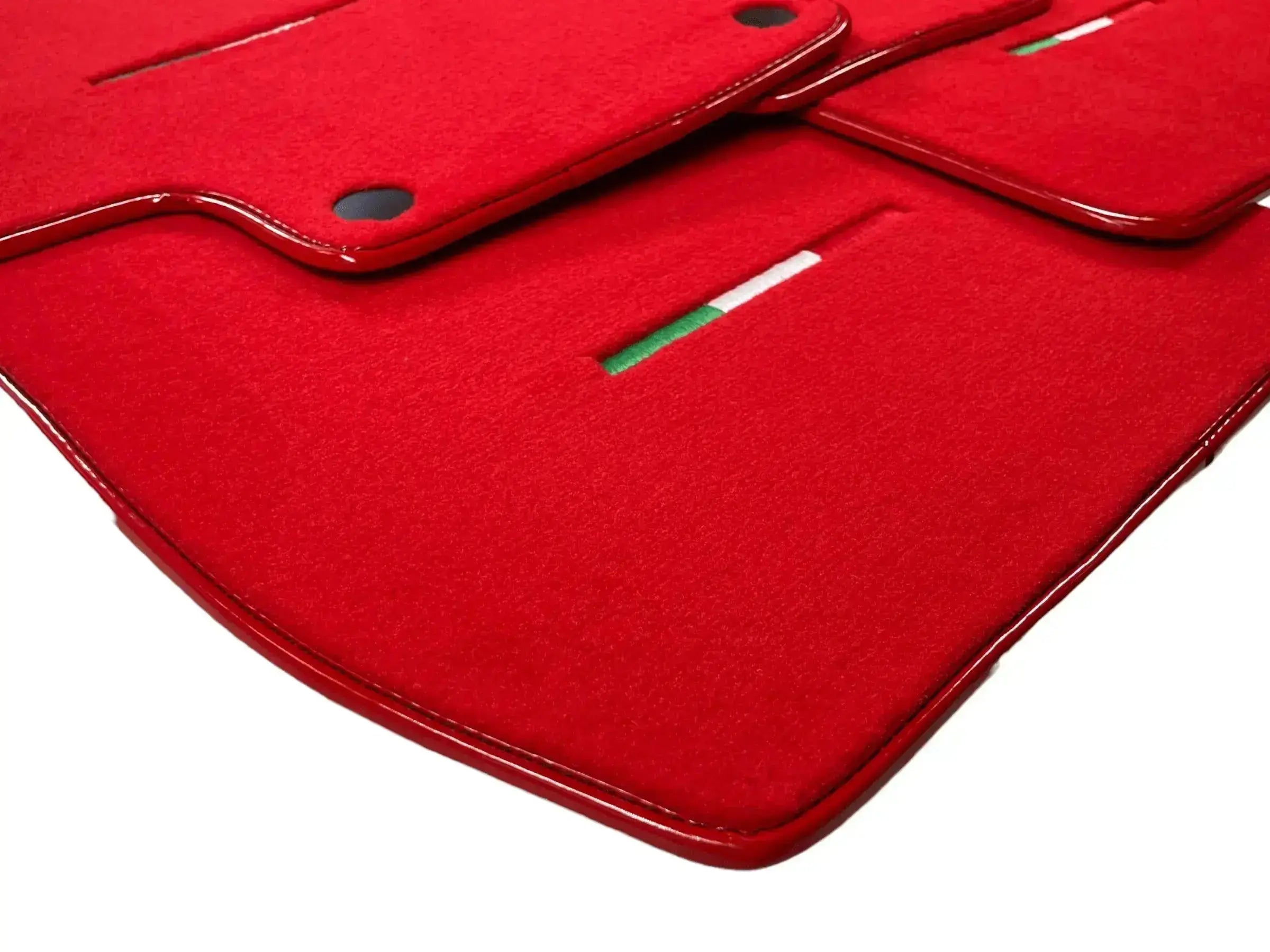 Floor Mats For Maserati GranTurismo Sport (2012-2019) Red IT Edition - AutoWin