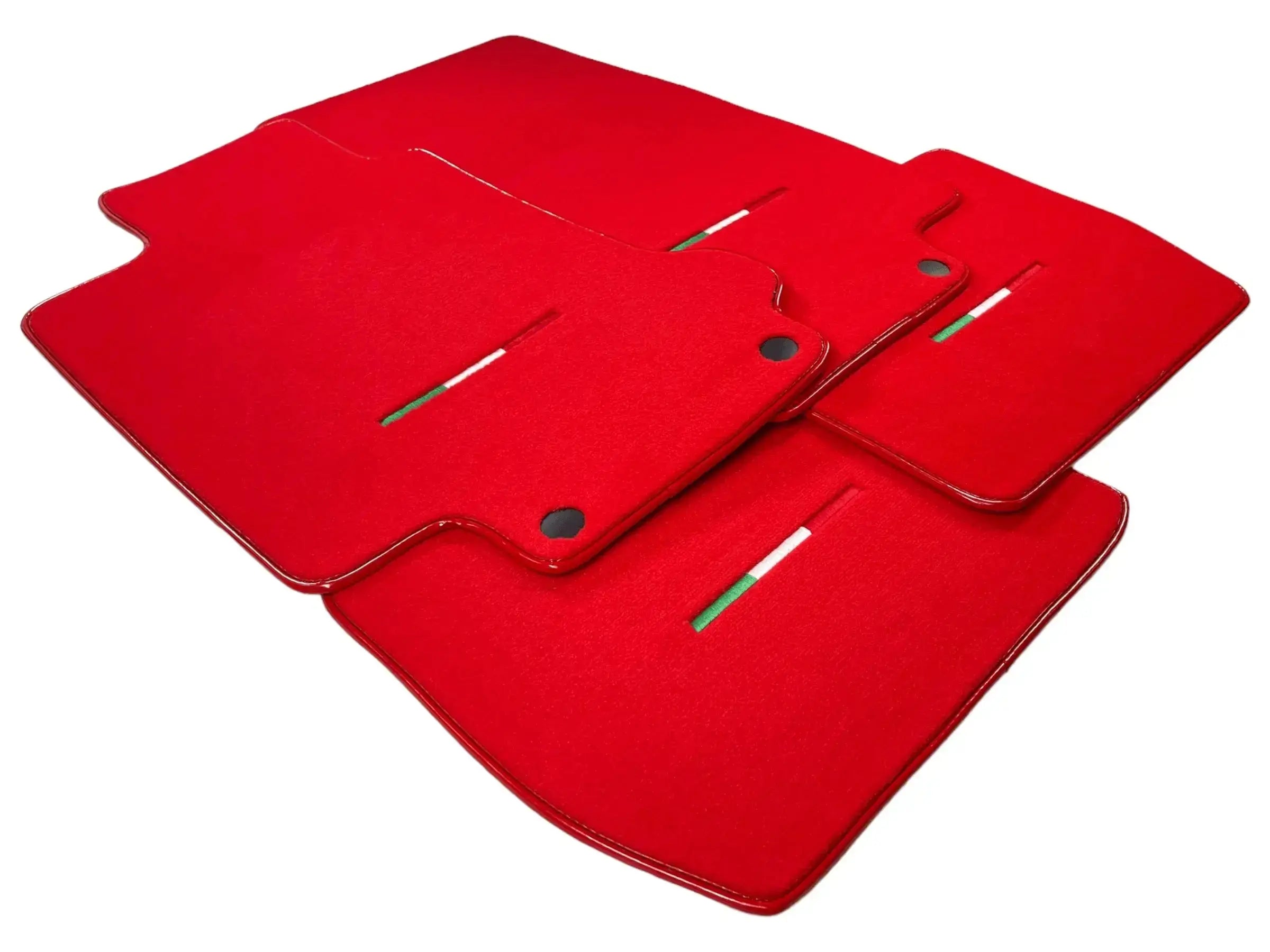 Floor Mats For Maserati GranTurismo Red IT Edition - AutoWin