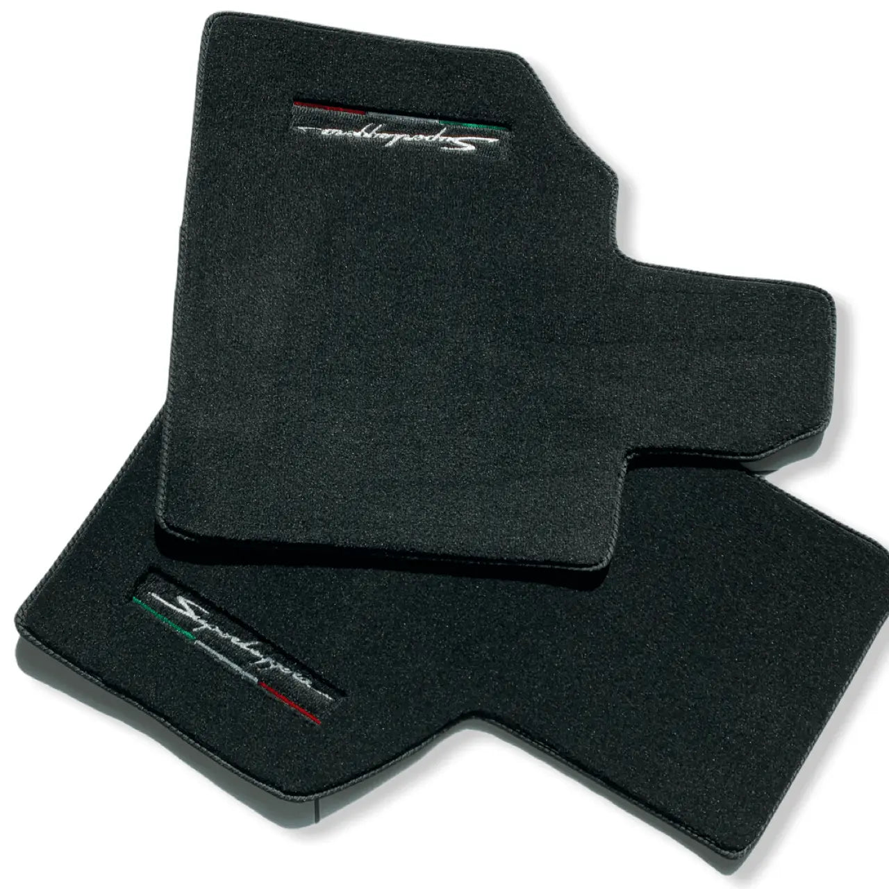 Floor Mats for Lamborghini Gallardo Superleggera with Italian Flag - AutoWin