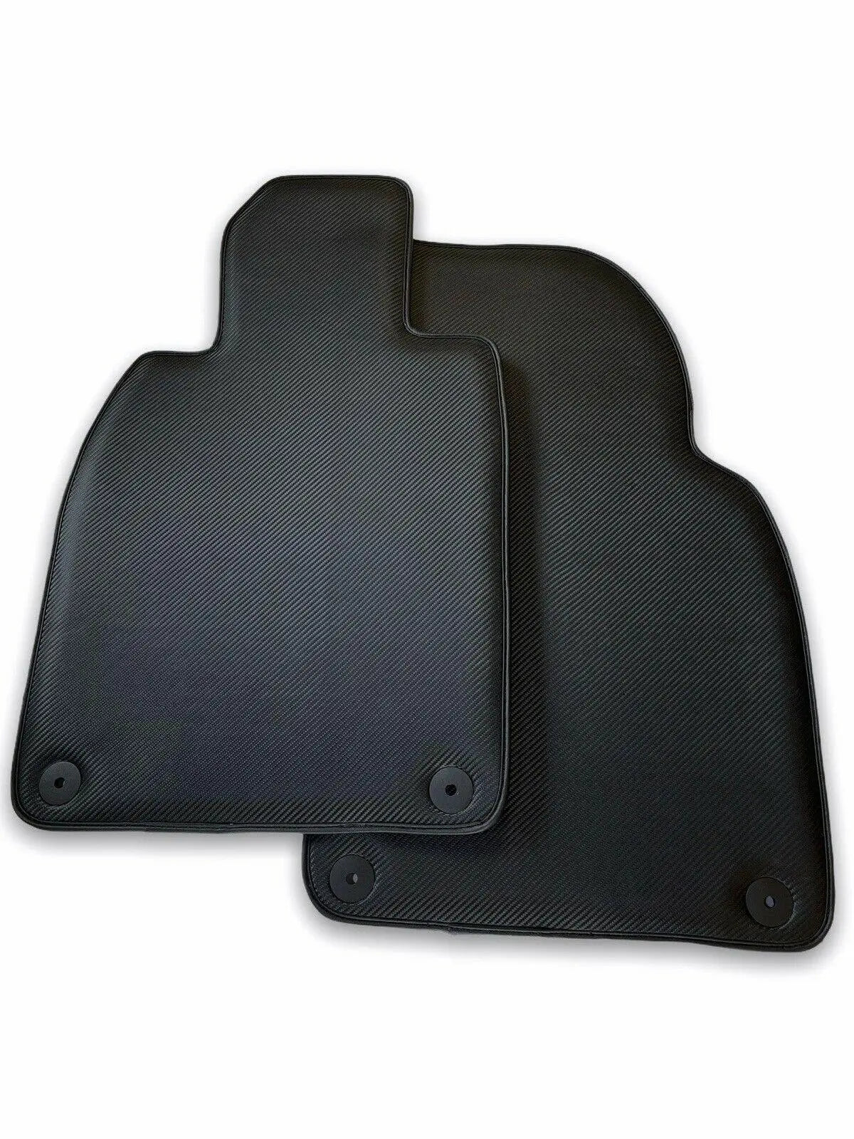 Floor Mats for Porsche Cayenne 2010-2018 Carbon Fiber Carpets AutoWin - AutoWin