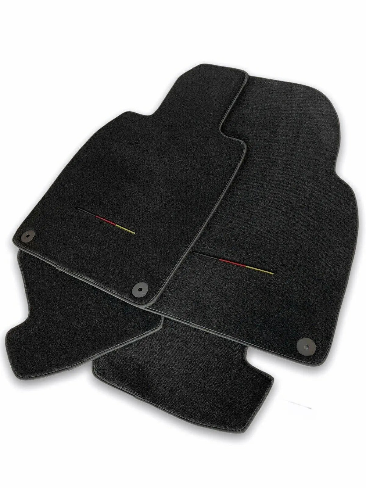 Floor Mats for Porsche Cayenne 2018-2023 9Y0 Carpet Germany Flag AutoWin - AutoWin