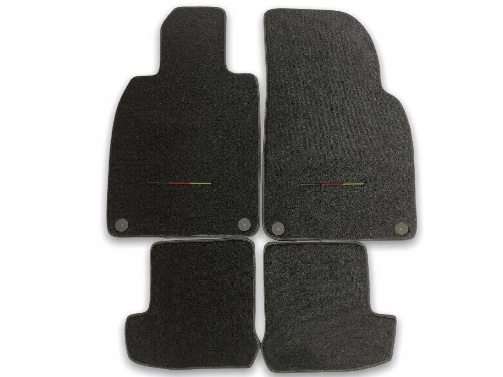 Floor Mats for Porsche Cayenne 2018-2023 9Y0 Carpet Germany Flag AutoWin - AutoWin