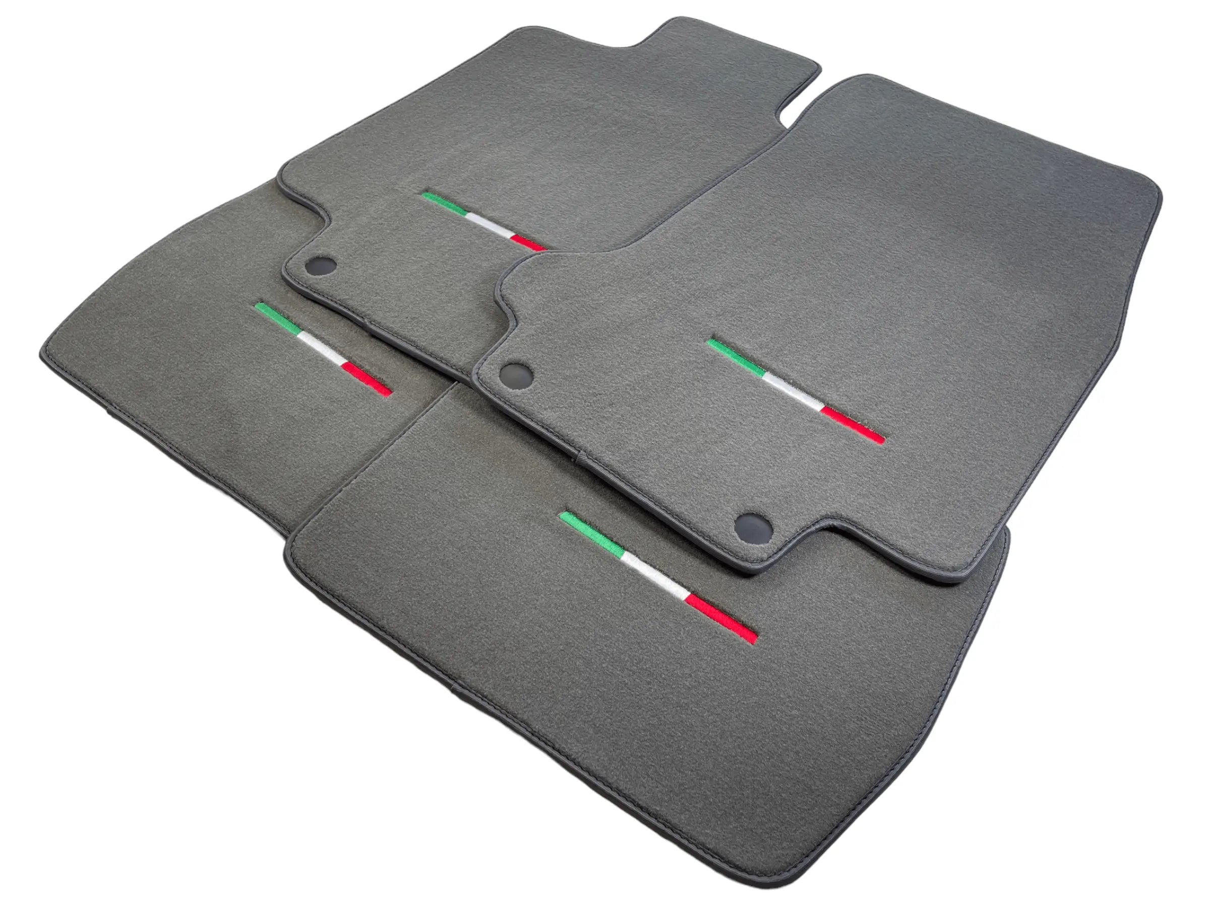 Gray Floor Mats For Maserati GranTurismo S (2008-2012) IT Edition - AutoWin