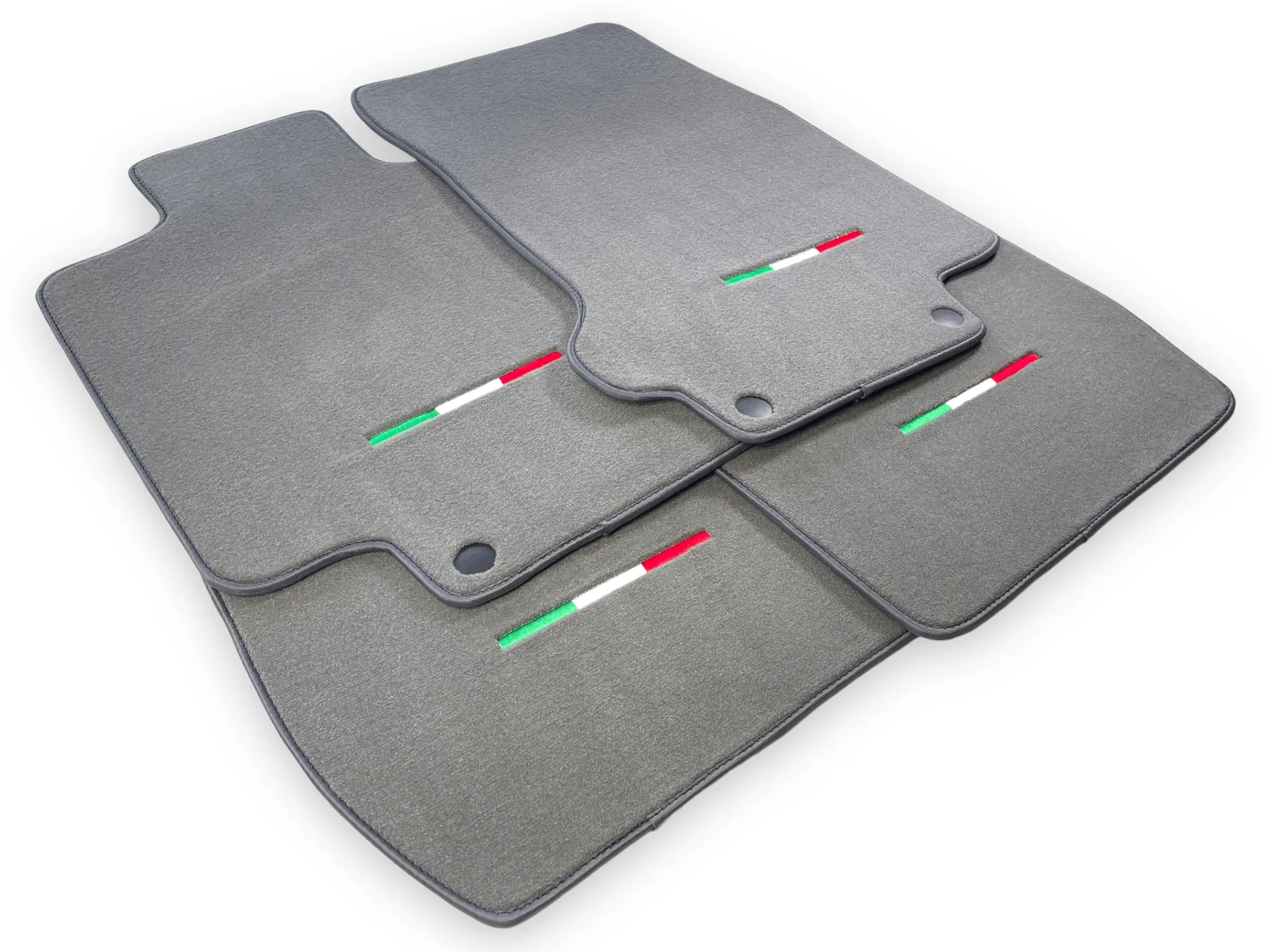 Gray Floor Mats For Maserati GranTurismo S (2008-2012) IT Edition - AutoWin