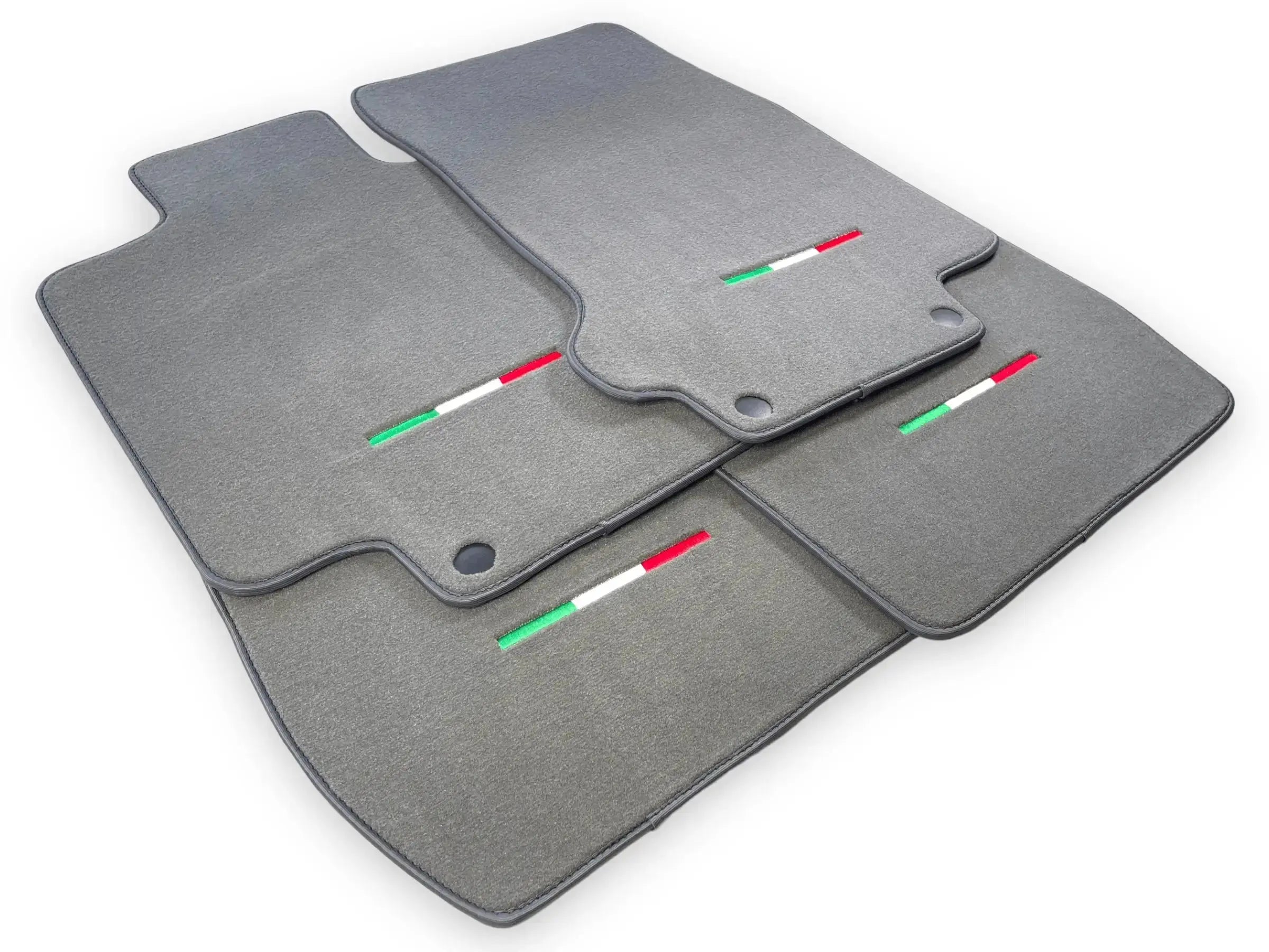 Gray Floor Mats For Maserati GranTurismo Sport (2012-2019) IT Edition - AutoWin