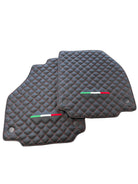 Leather Floor Mats For Ferrari 488 GTB 2015-2022 AutoWin Brand Italian Edition - AutoWin