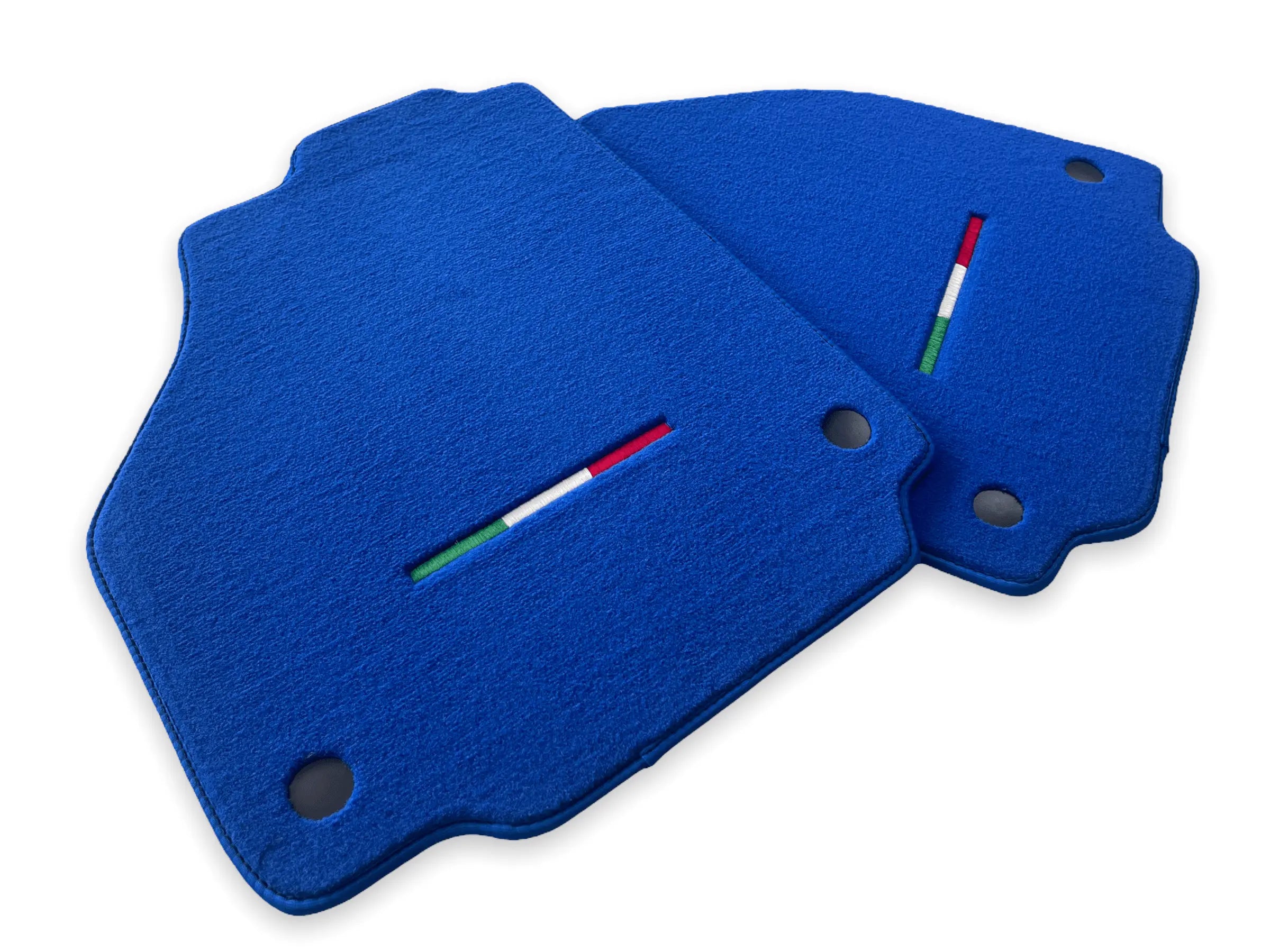 Mats For Ferrari 488 GTB 2015-2022 Blue AutoWin Brand Italian Edition - AutoWin