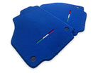 Mats For Ferrari 488 GTB 2015-2022 Blue AutoWin Brand Italian Edition - AutoWin