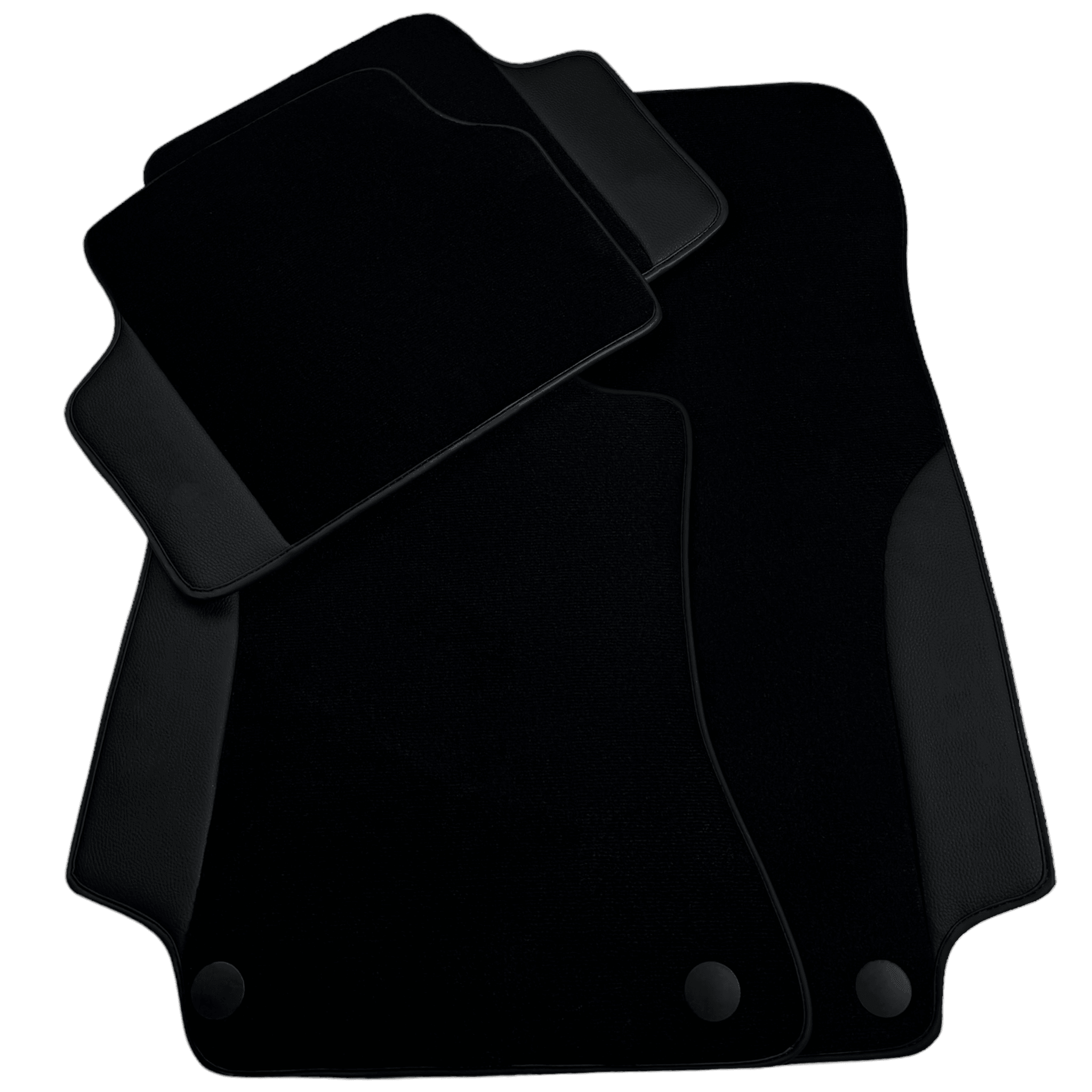 Customizable Black Floor Mats For Mercedes Benz C-Class S205 Wagon Facelift (2018-2023) Hybrid 