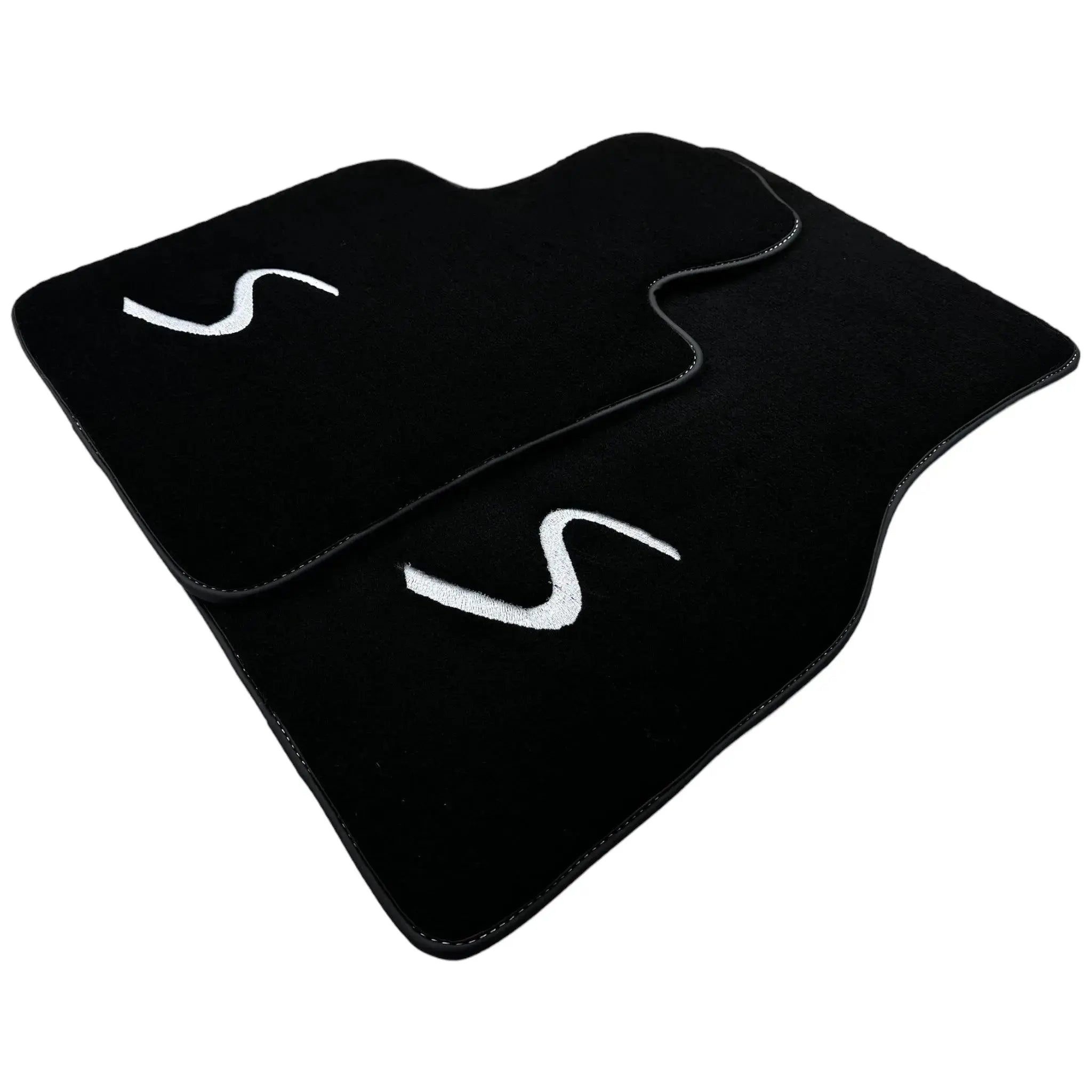 Black Floor Mats for Mini Cooper / One F55 5-Doors (2015-2023)