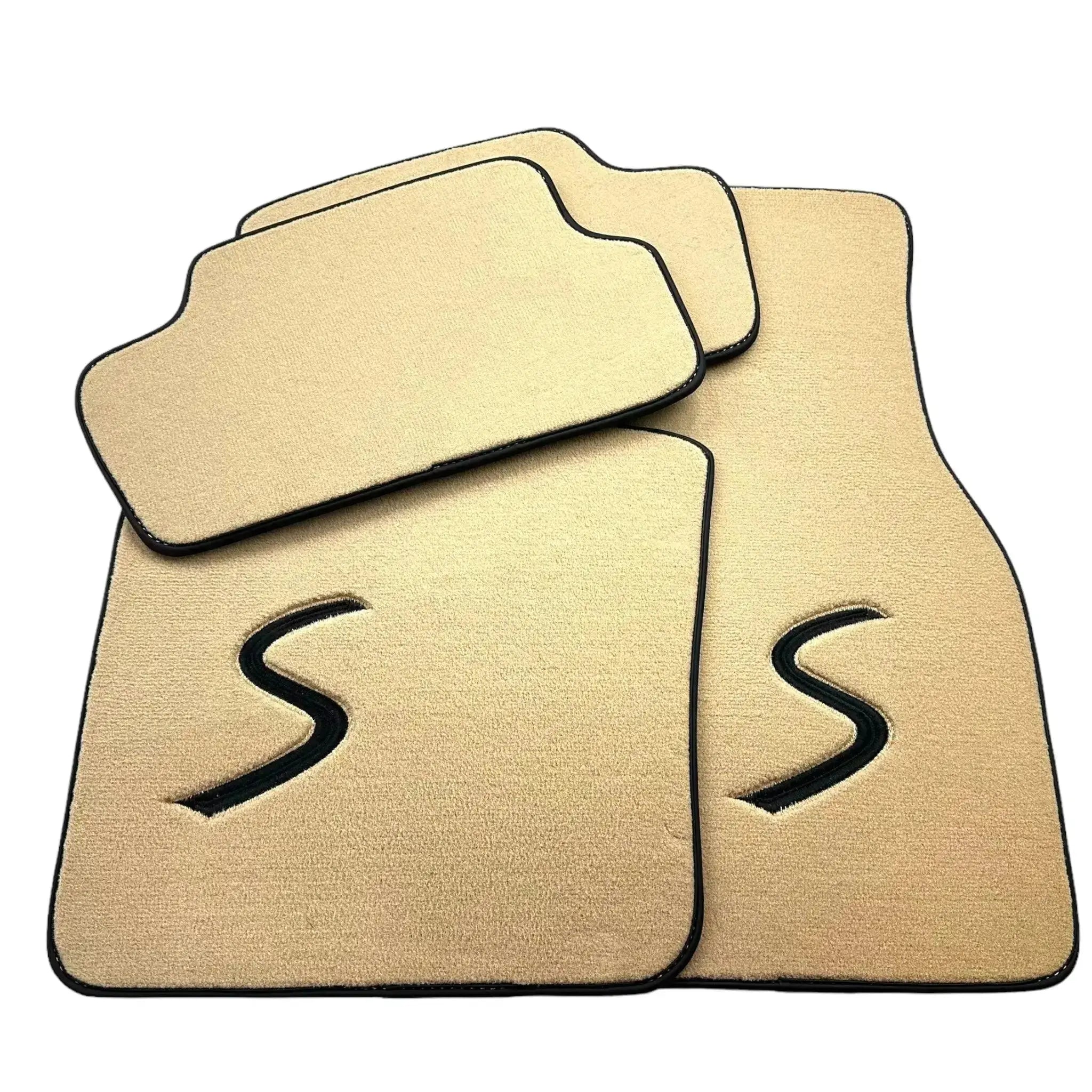 Beige Floor Mats for Mini Cooper / One R50 (2001-2007)