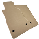 Beige Floor Mats for Chevrolet Corvette C6 (2005-2013) with Beige Trim