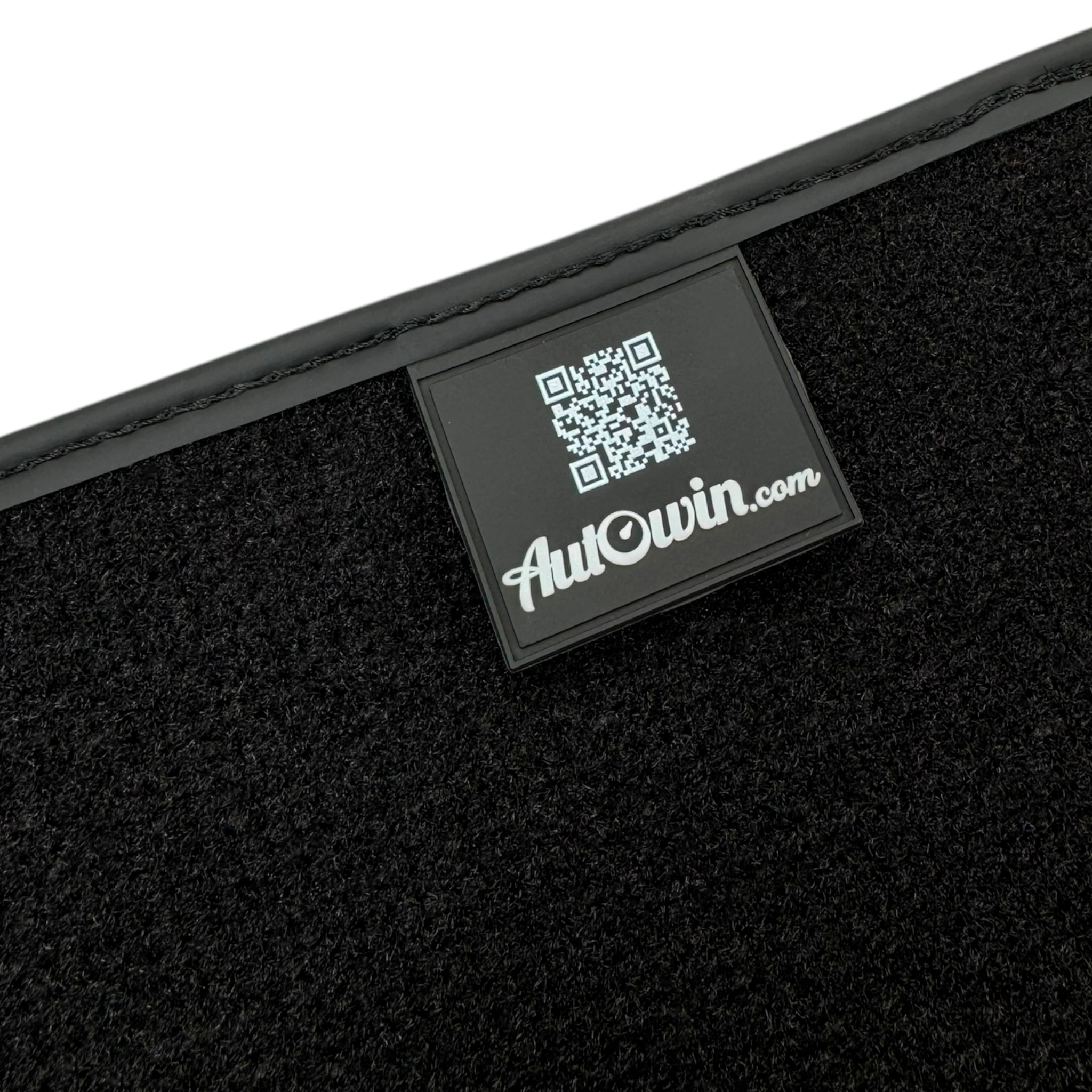 Black Floor Mats for Chevrolet Tacuma (2000-2008) with Leather | AutoWin - AutoWin